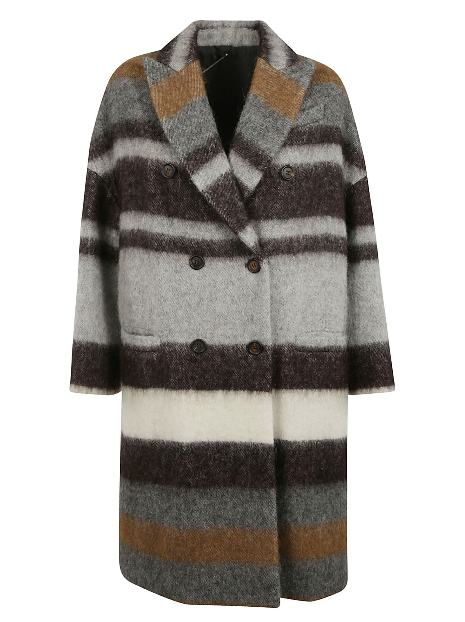 BRUNELLO CUCINELLI DOUBLE BREASTED COAT,11026502