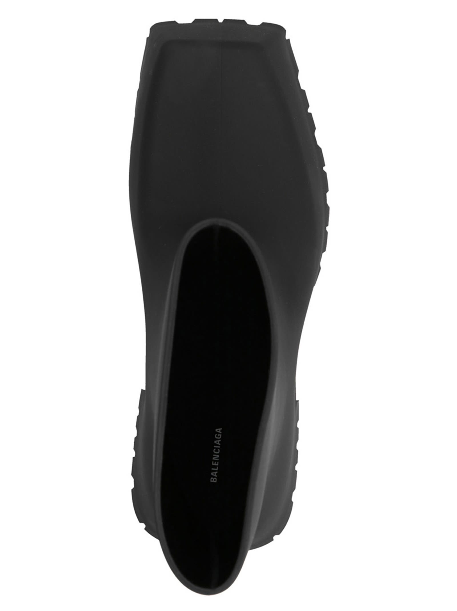 Balenciaga Black Trooper Chelsea Boots In Black