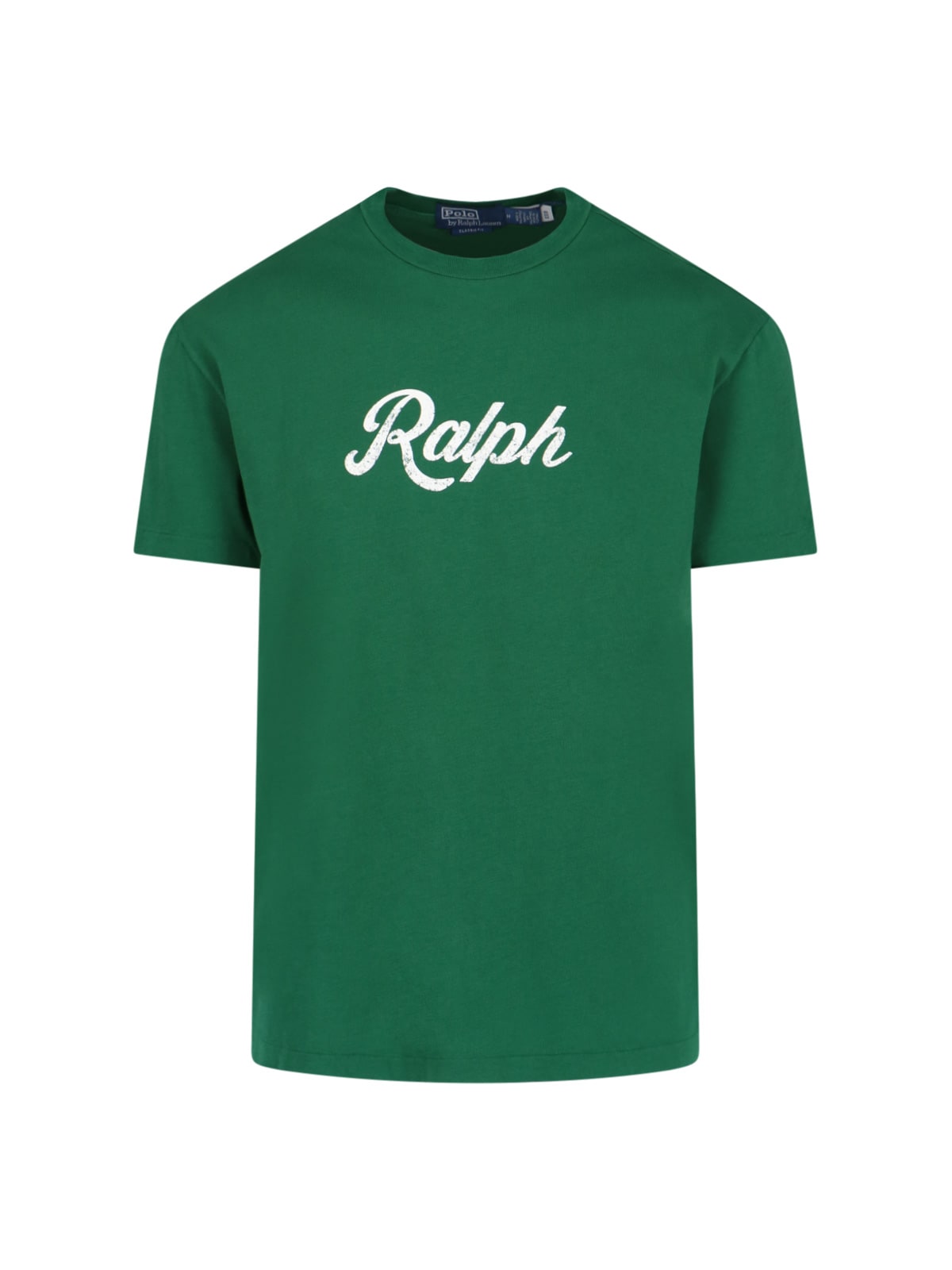 Shop Polo Ralph Lauren Logo T-shirt In Green
