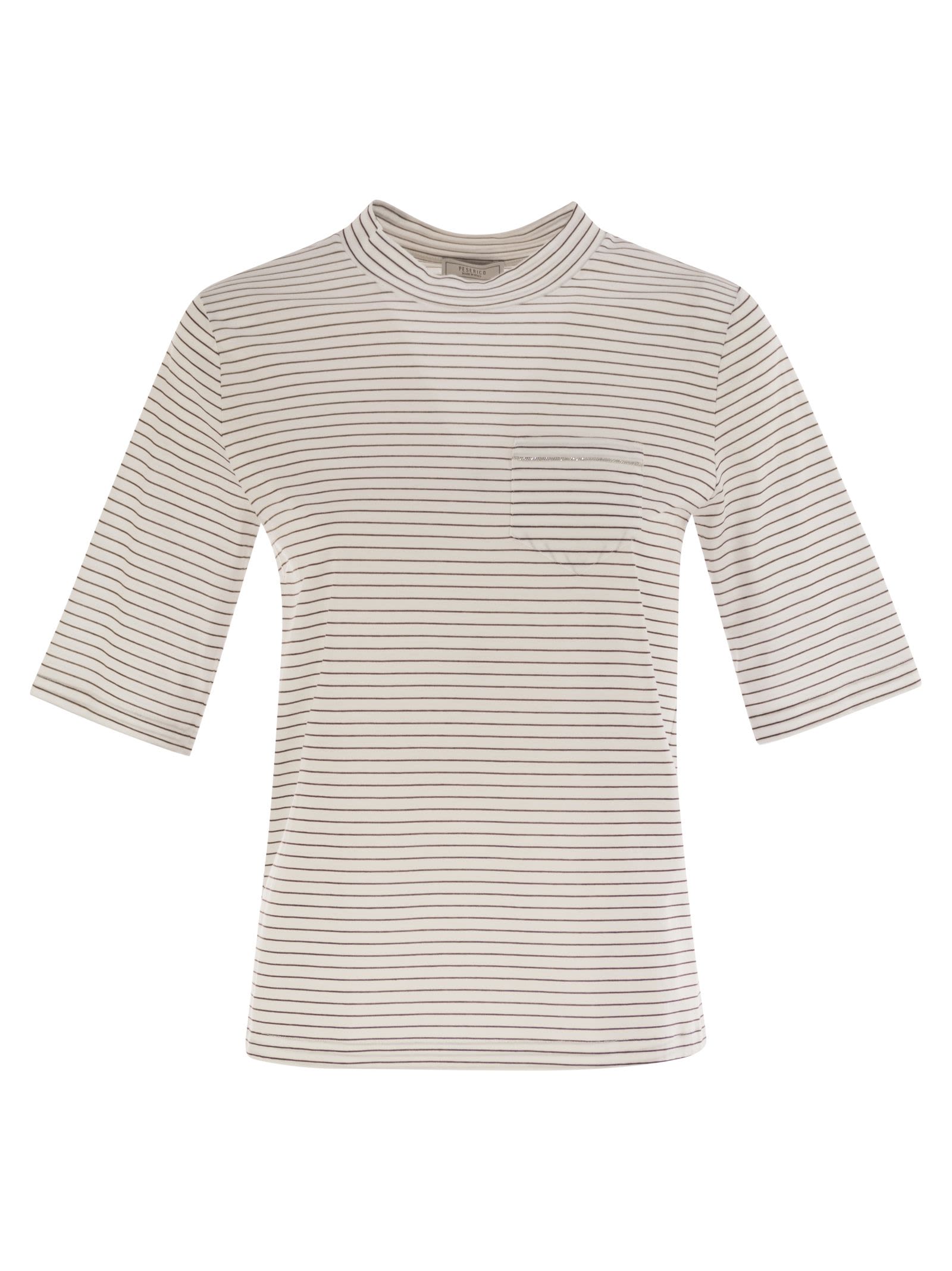 Striped Cotton Jersey T-shirt