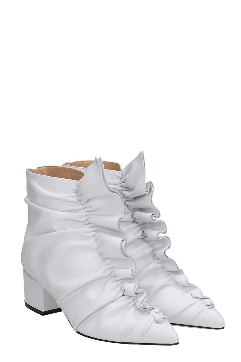 sergio rossi white boots