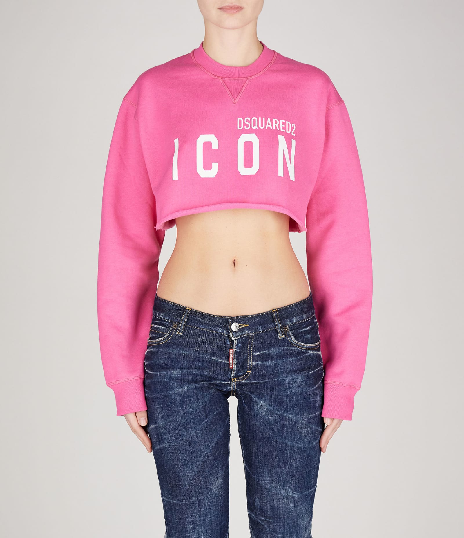 Shop Dsquared2 Sweatshirt In Fuxia