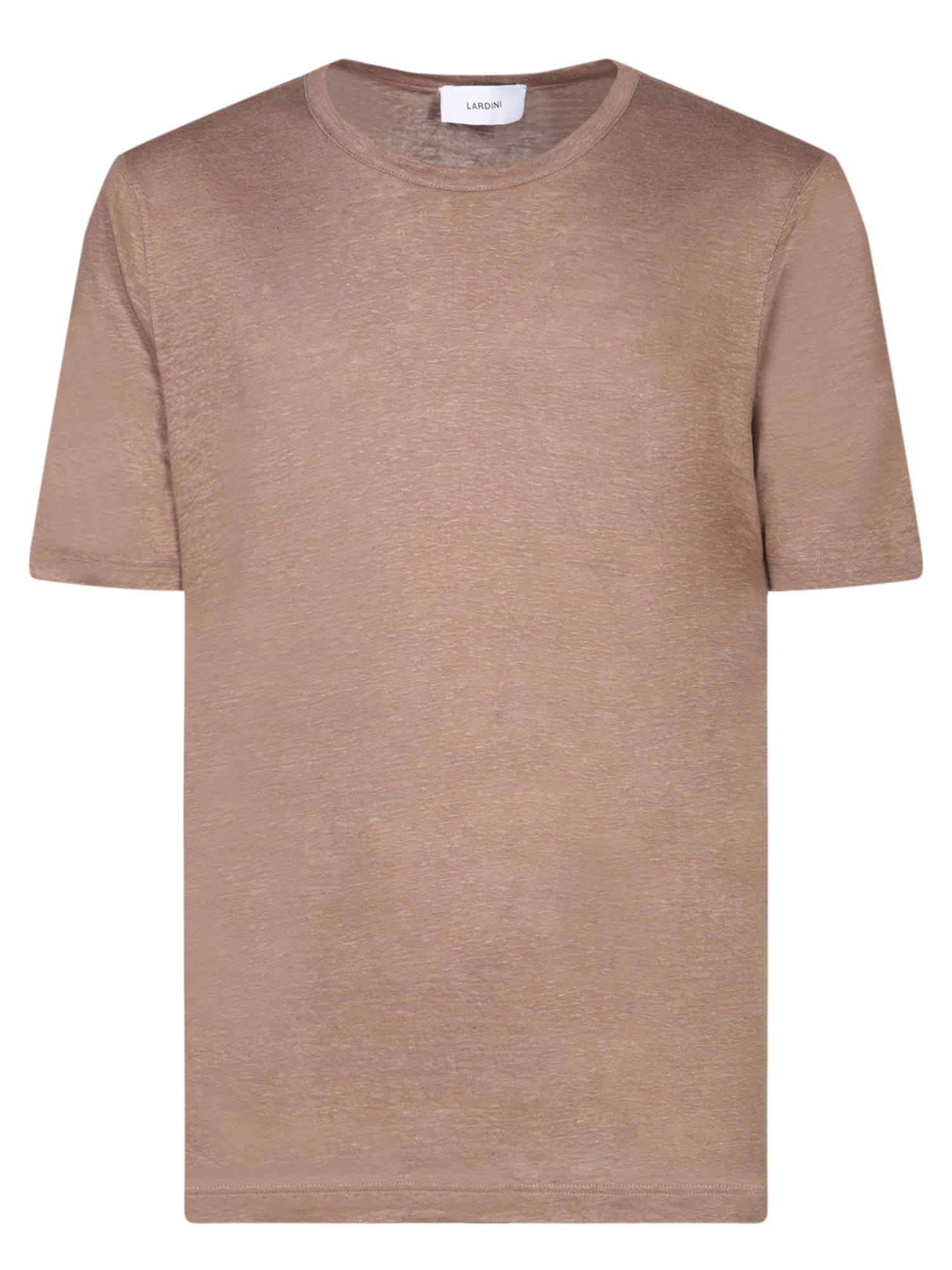 Shop Lardini Brown/dark Beige T-shirt