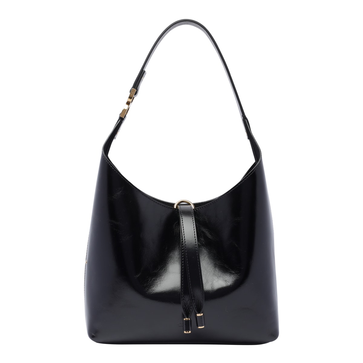 Shop Chloé Small Marcie Hobo Bag In Black