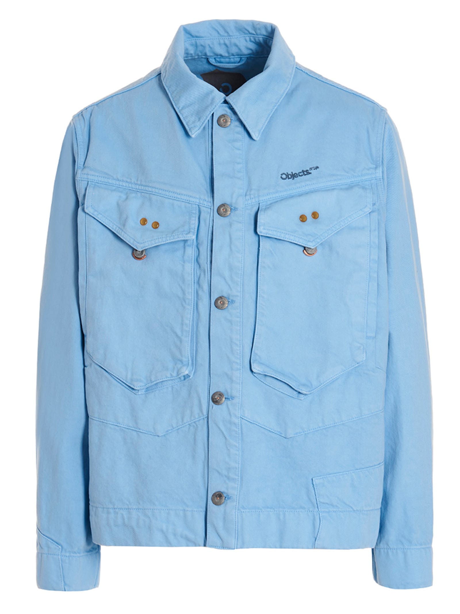 Shop Objects Iv Life Denim Jacket In Light Blue