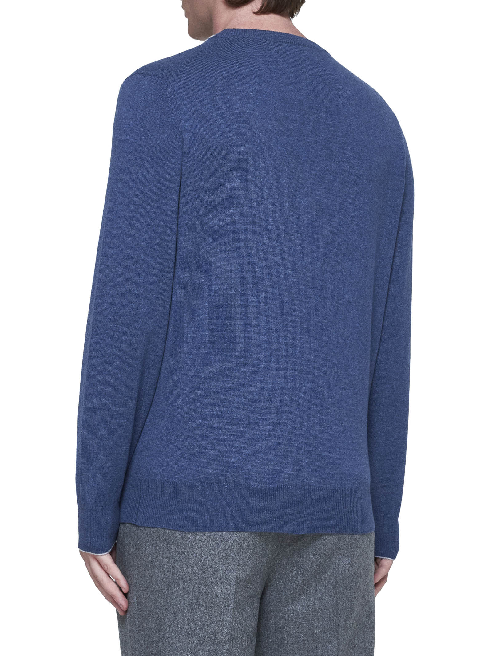 Shop Brunello Cucinelli Sweater In Astrale