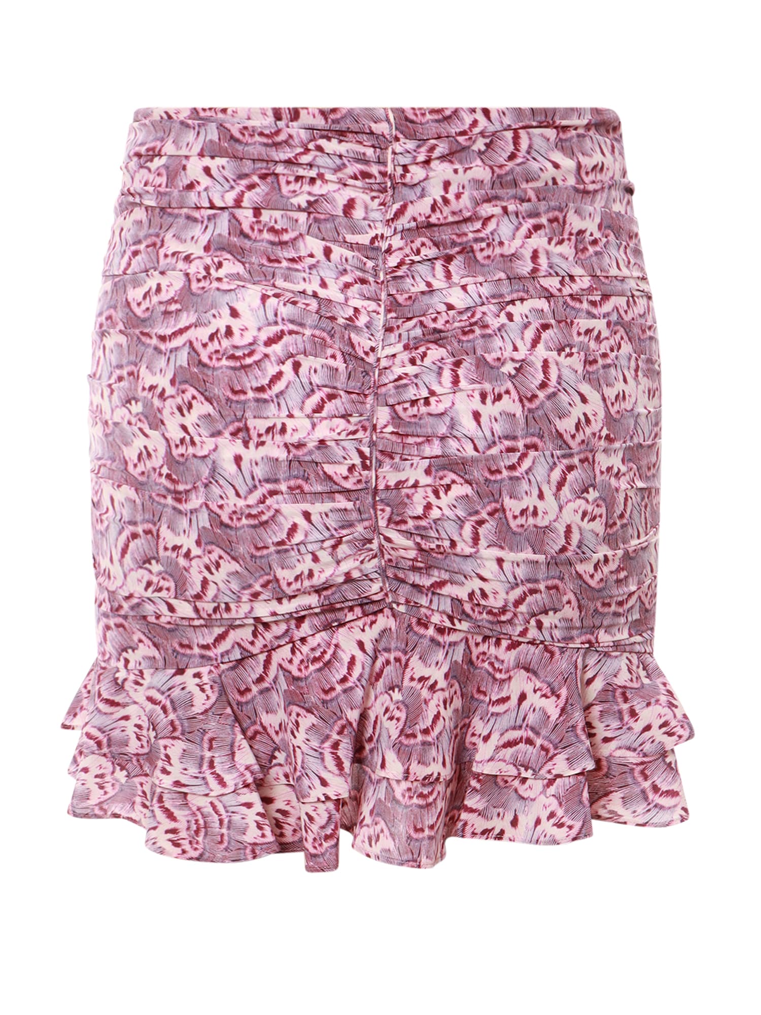 Shop Isabel Marant Milendi Skirt In Mauve
