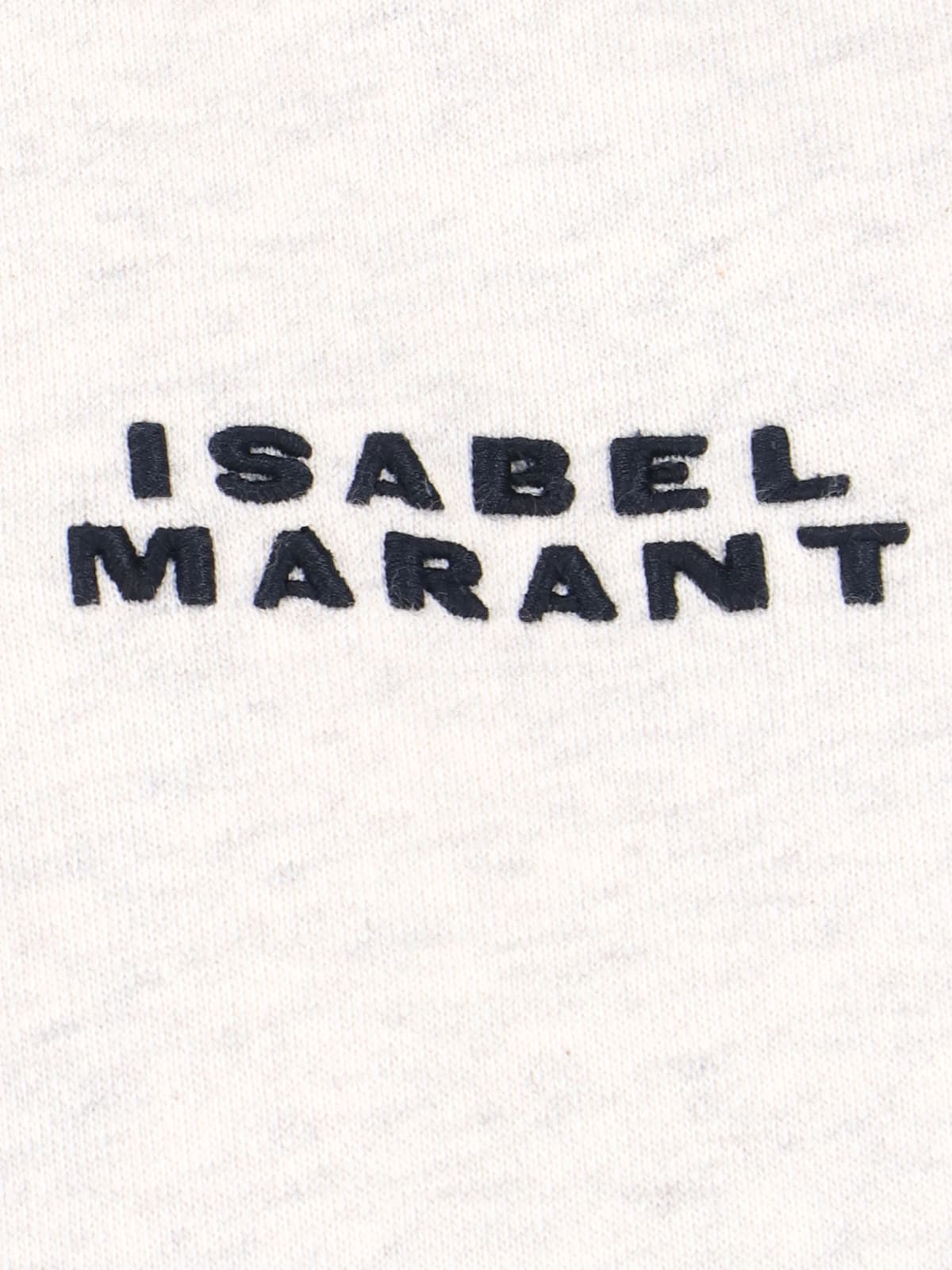 Shop Isabel Marant Shad Crew Neck Sweatshirt In Crema