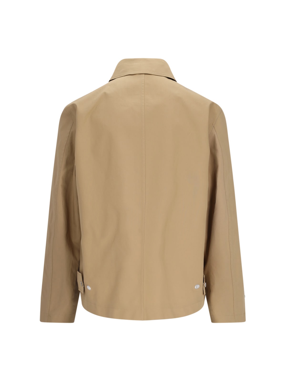 Shop Closed Military Jacket In Beige