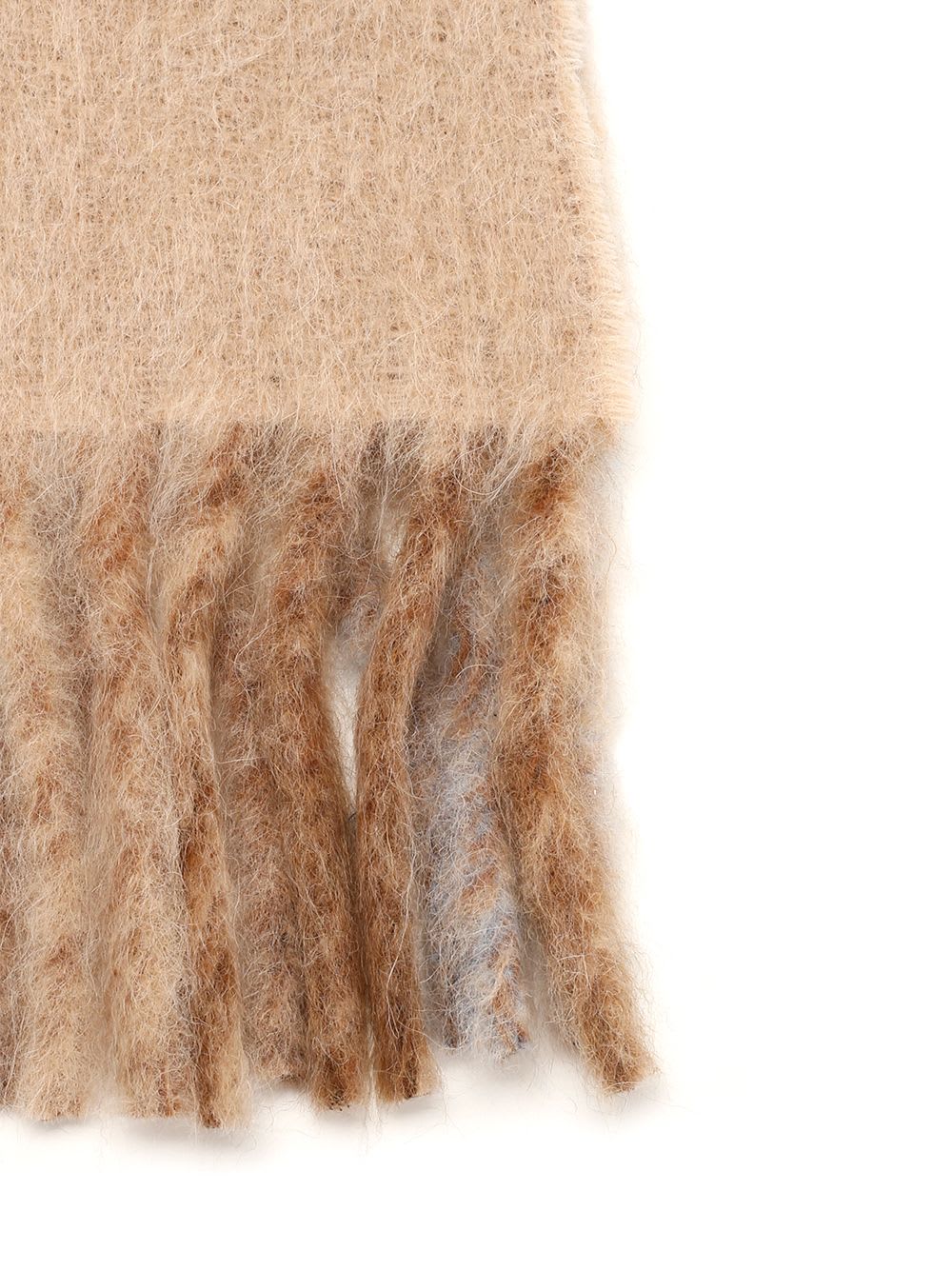 Shop Marni Wool Scarf In Beige