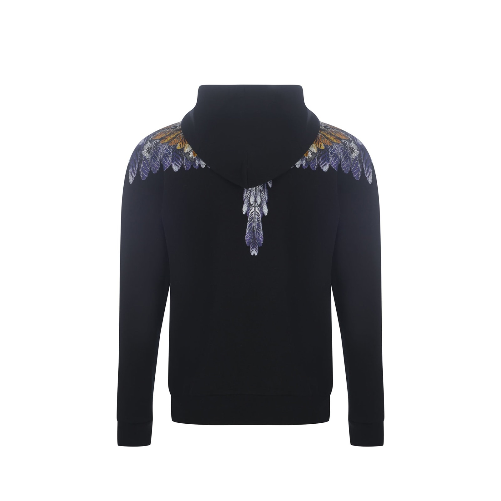 Shop Marcelo Burlon County Of Milan Hawaiana Wings Regular Sweatshirt In Black