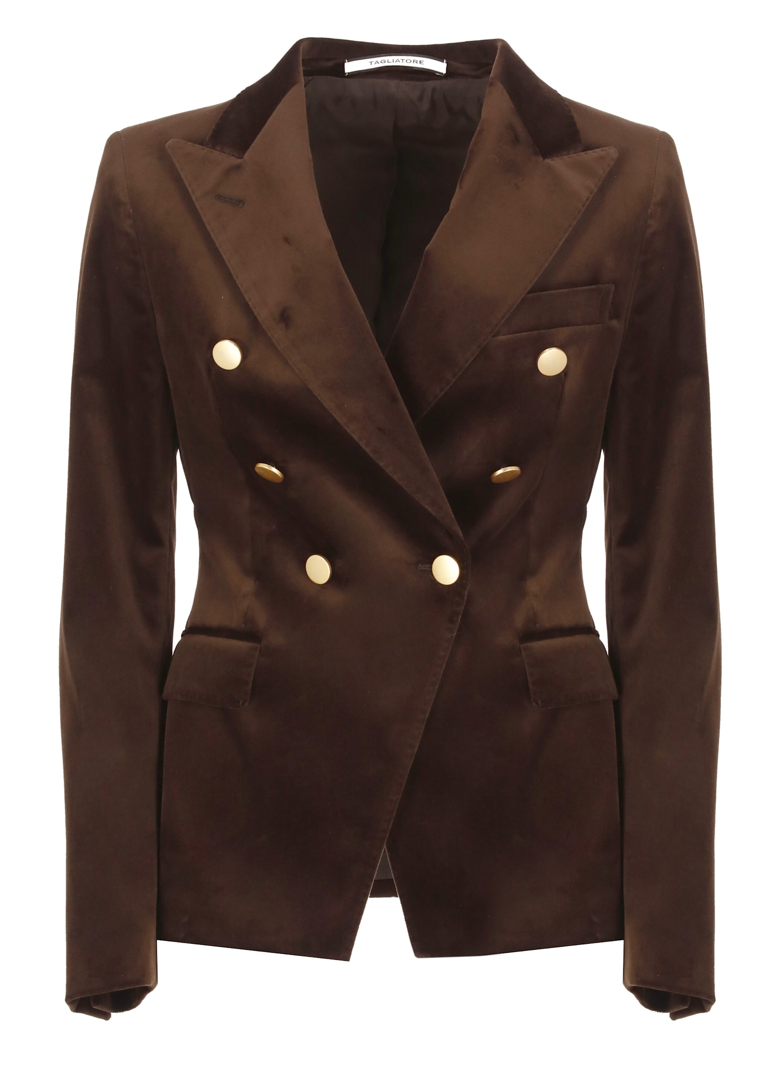 Shop Tagliatore Alicya Blazer In Brown