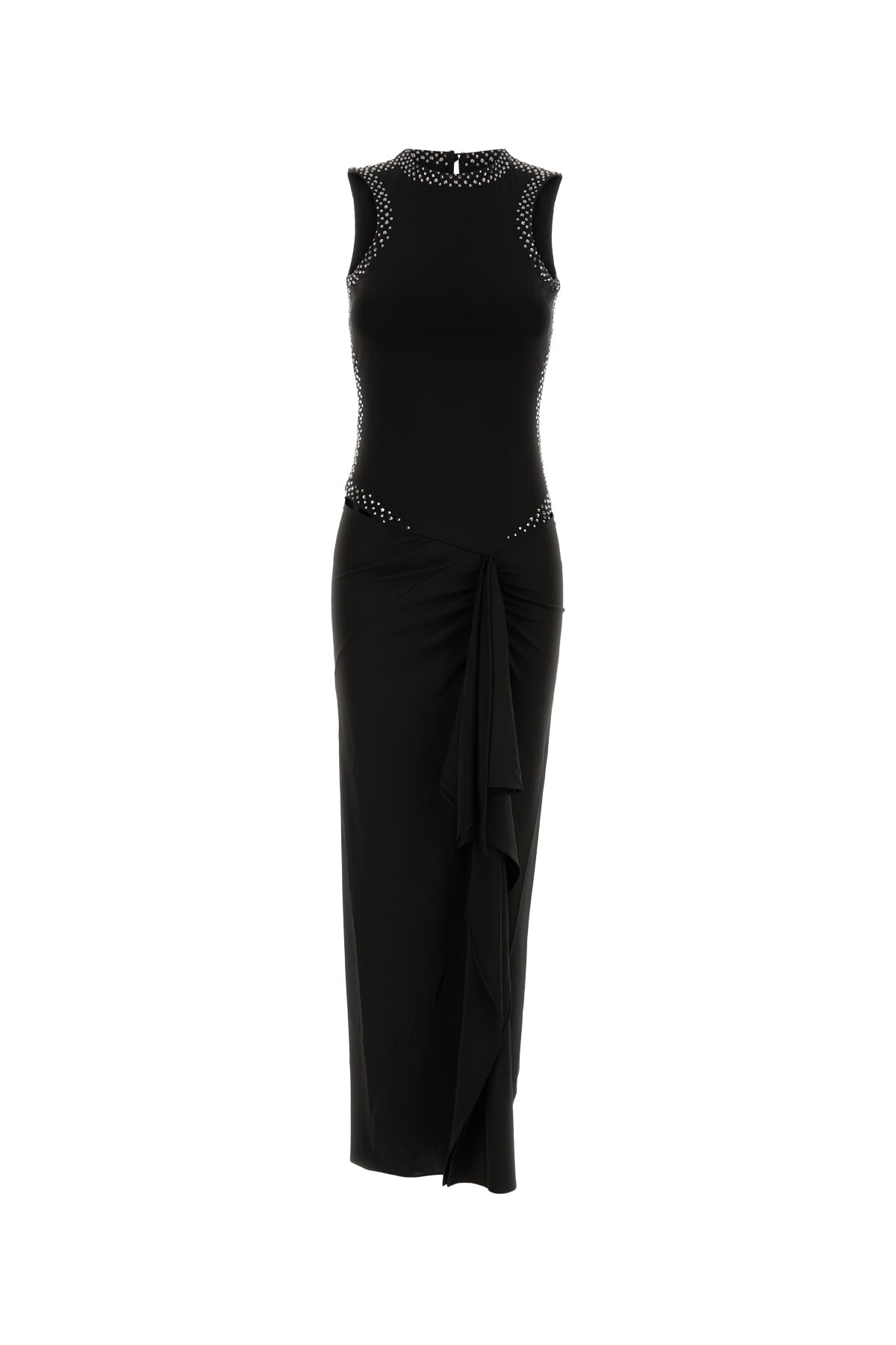 Attico Midi Dress In Black