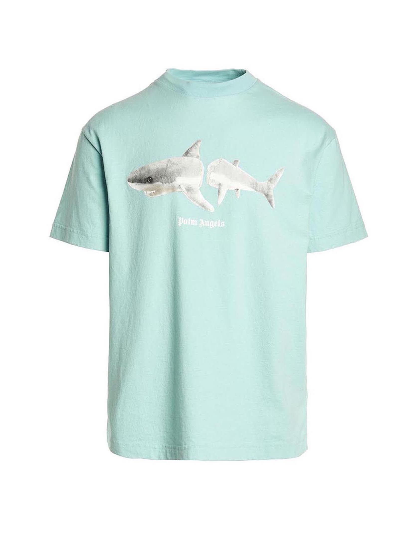 Palm Angels white Shark T-shirt