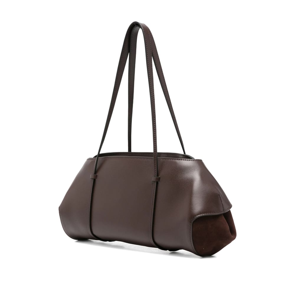 Neous Suede Shoulder Bag In Brown