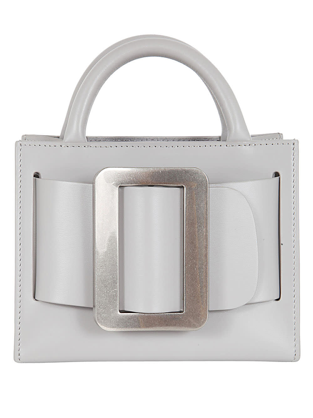 Boyy Bobby 18 Gold Buckle Crossbody Bag In Salt