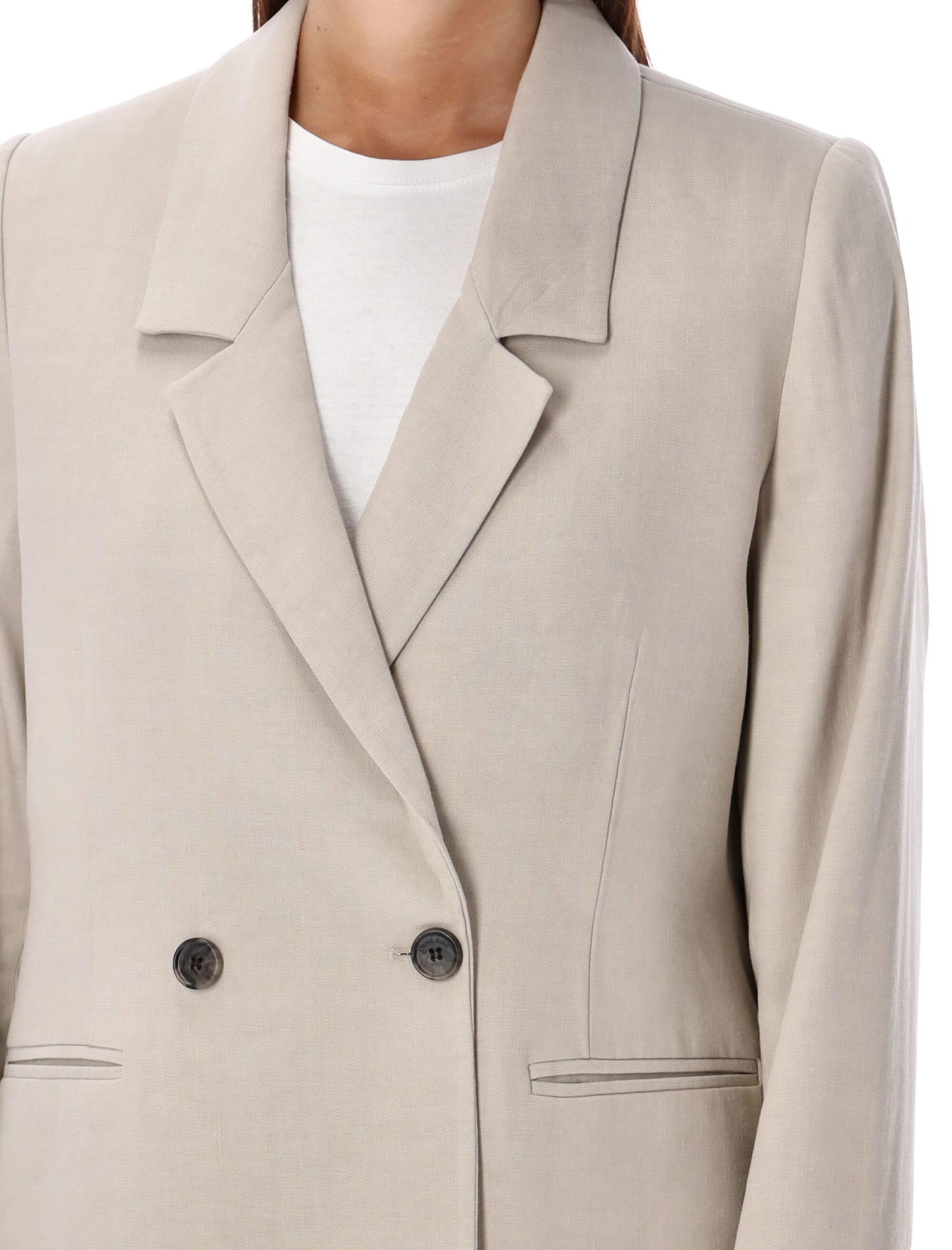 Shop Anine Bing Diana Blazer In Beige