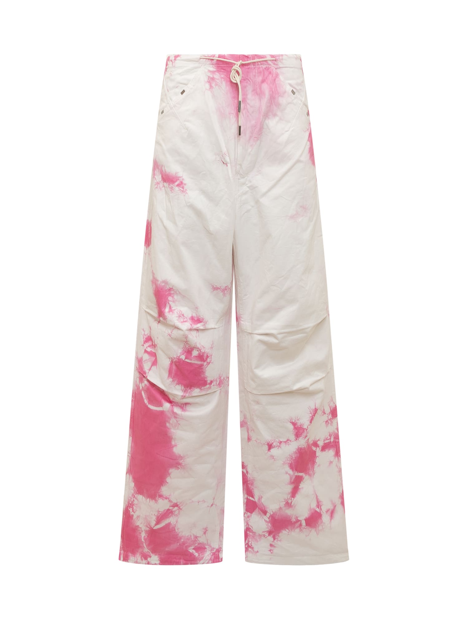 Shop Darkpark Daisy Jeans In Pink E White