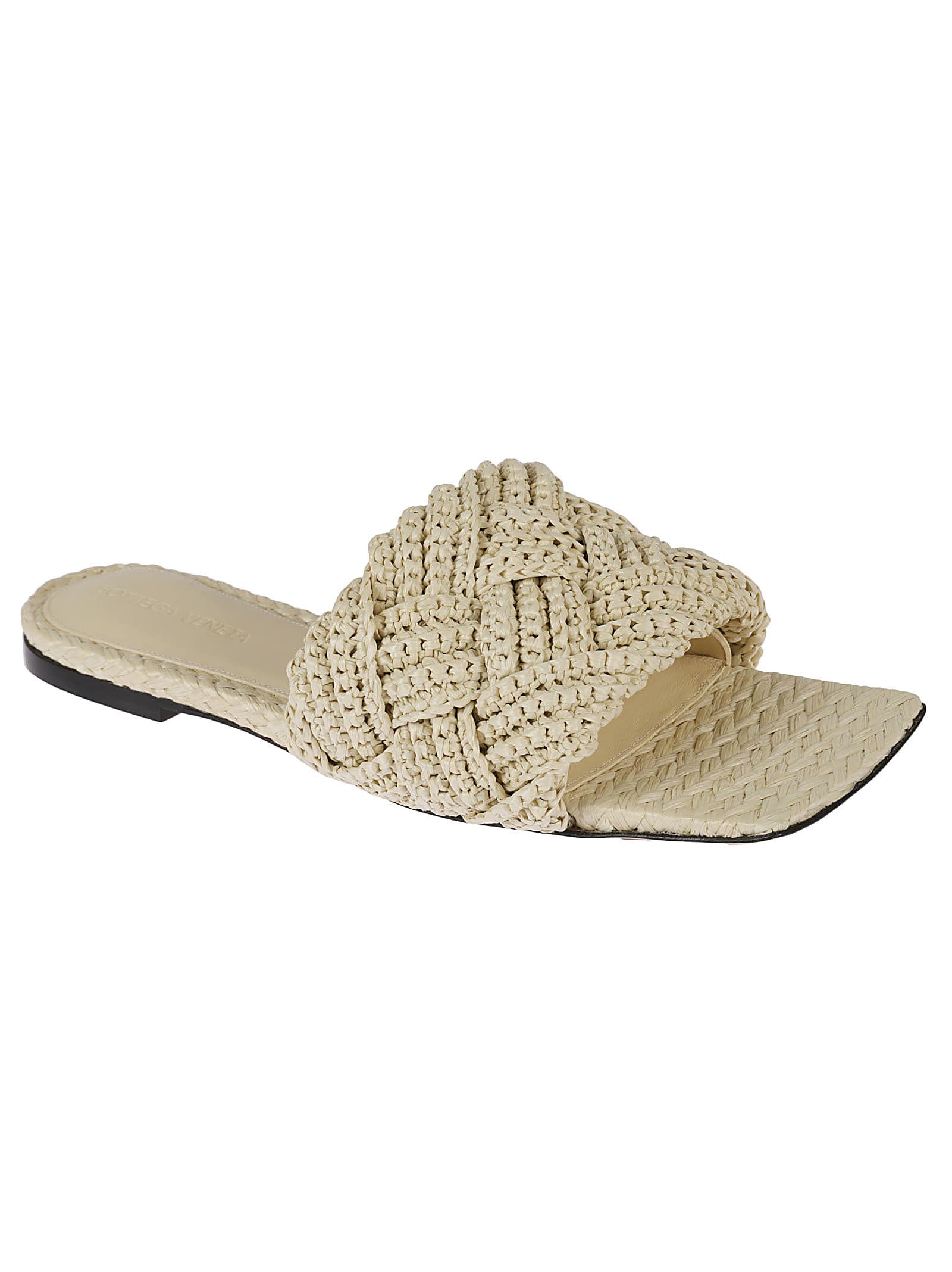 Bottega Veneta Logo Logo Flat Bottom Flip-flops