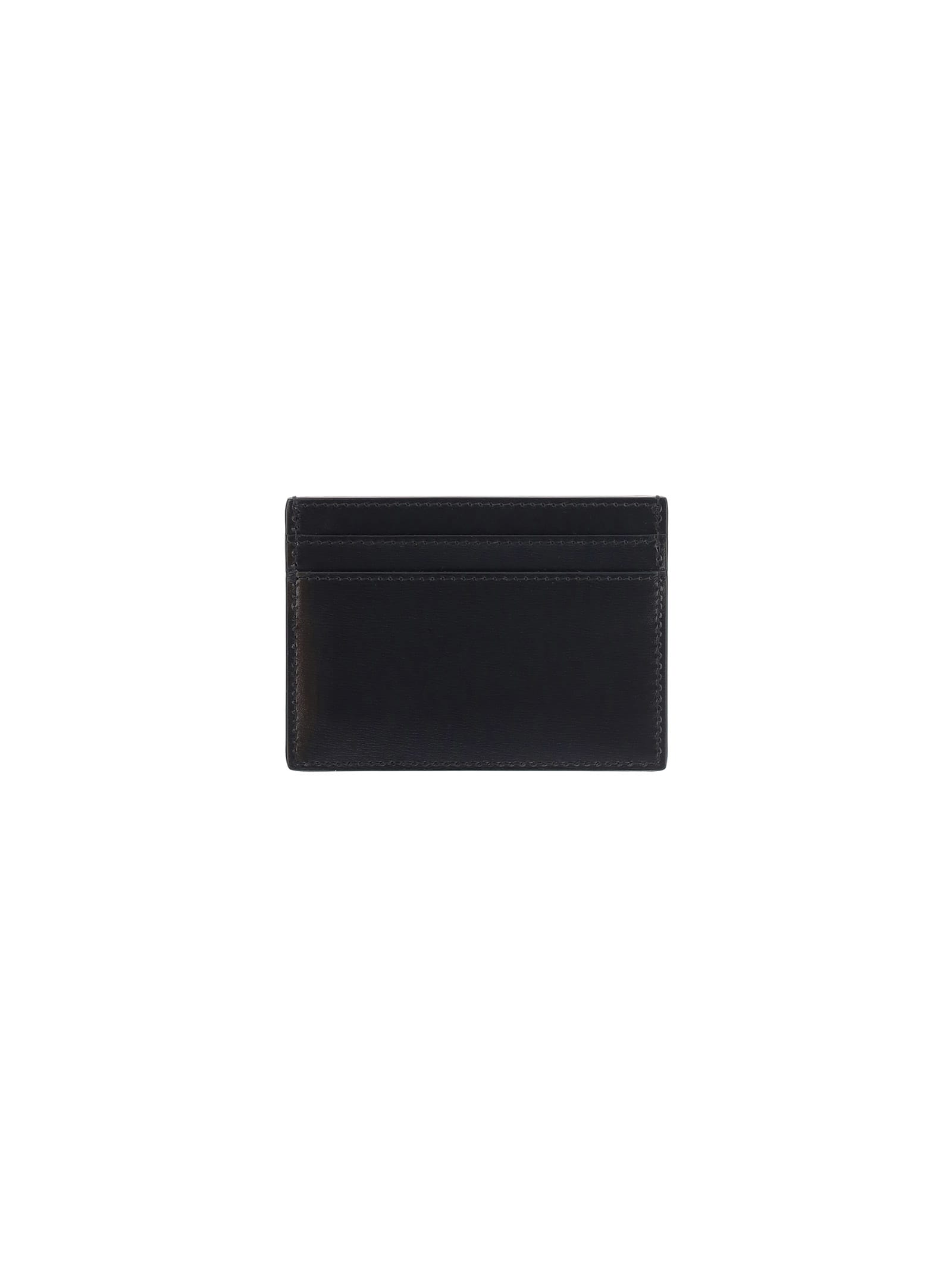 Shop Saint Laurent Card Holder In Black