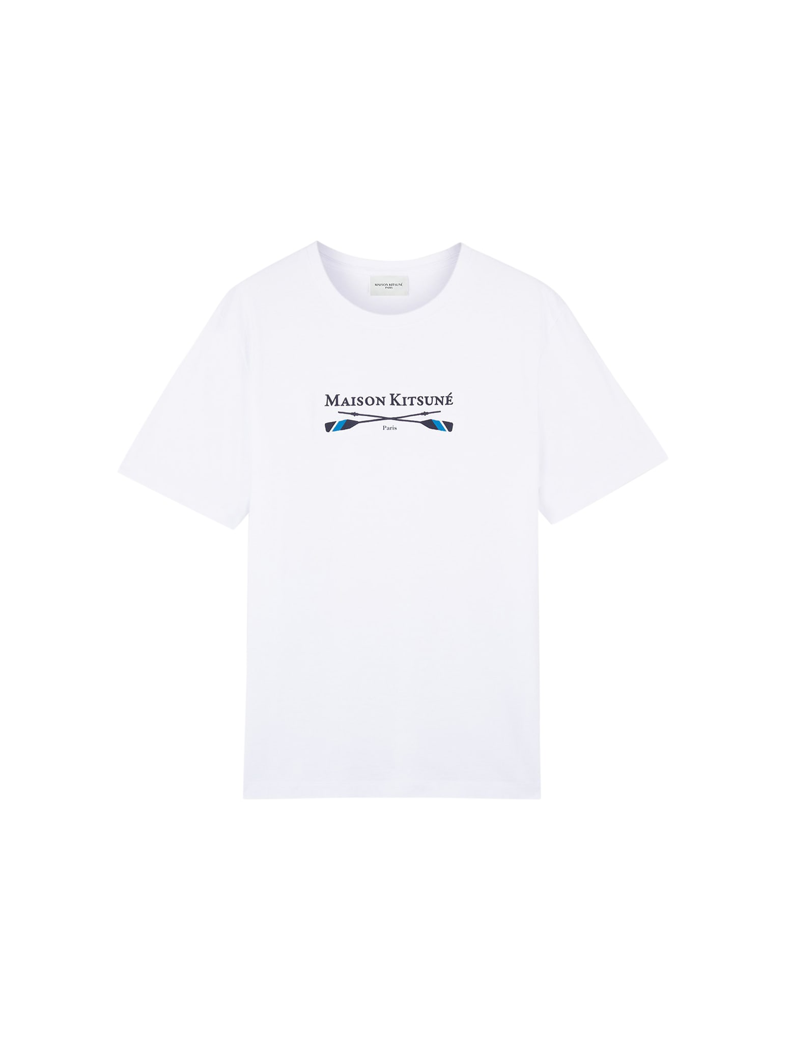 Maison Kitsuné Maison Kitsune Oars Regular Tee-shirt In White