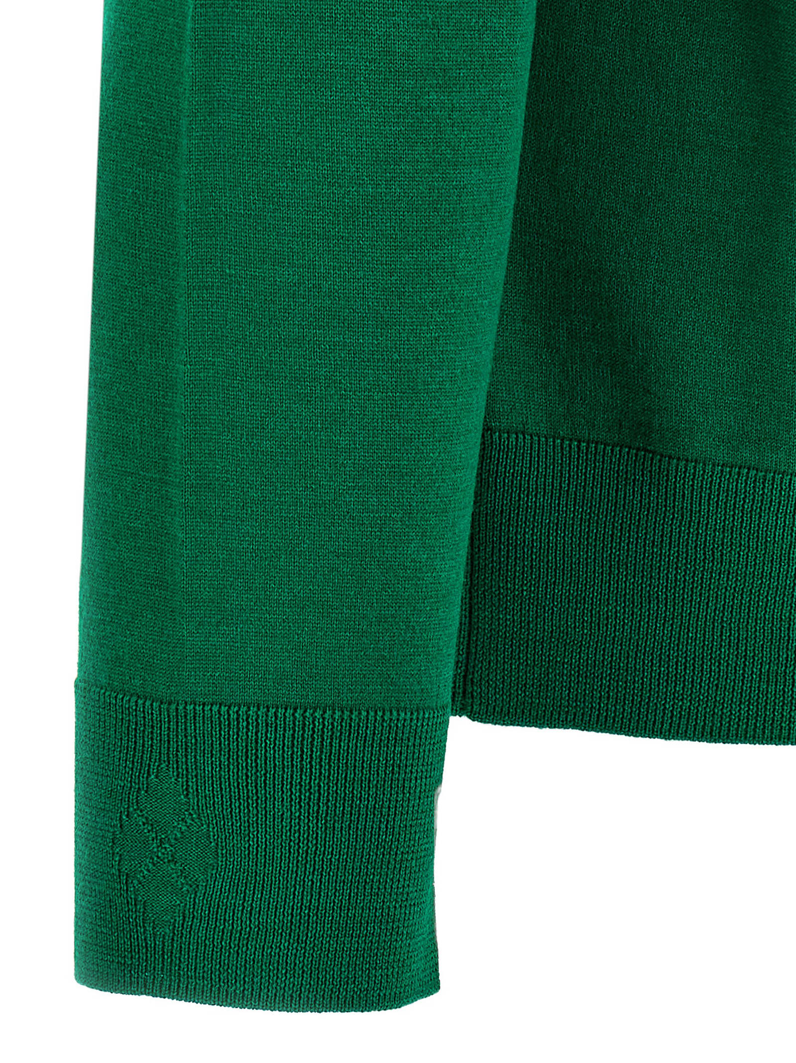 Ballantyne R Neck Sweaters And Cardigans In Green