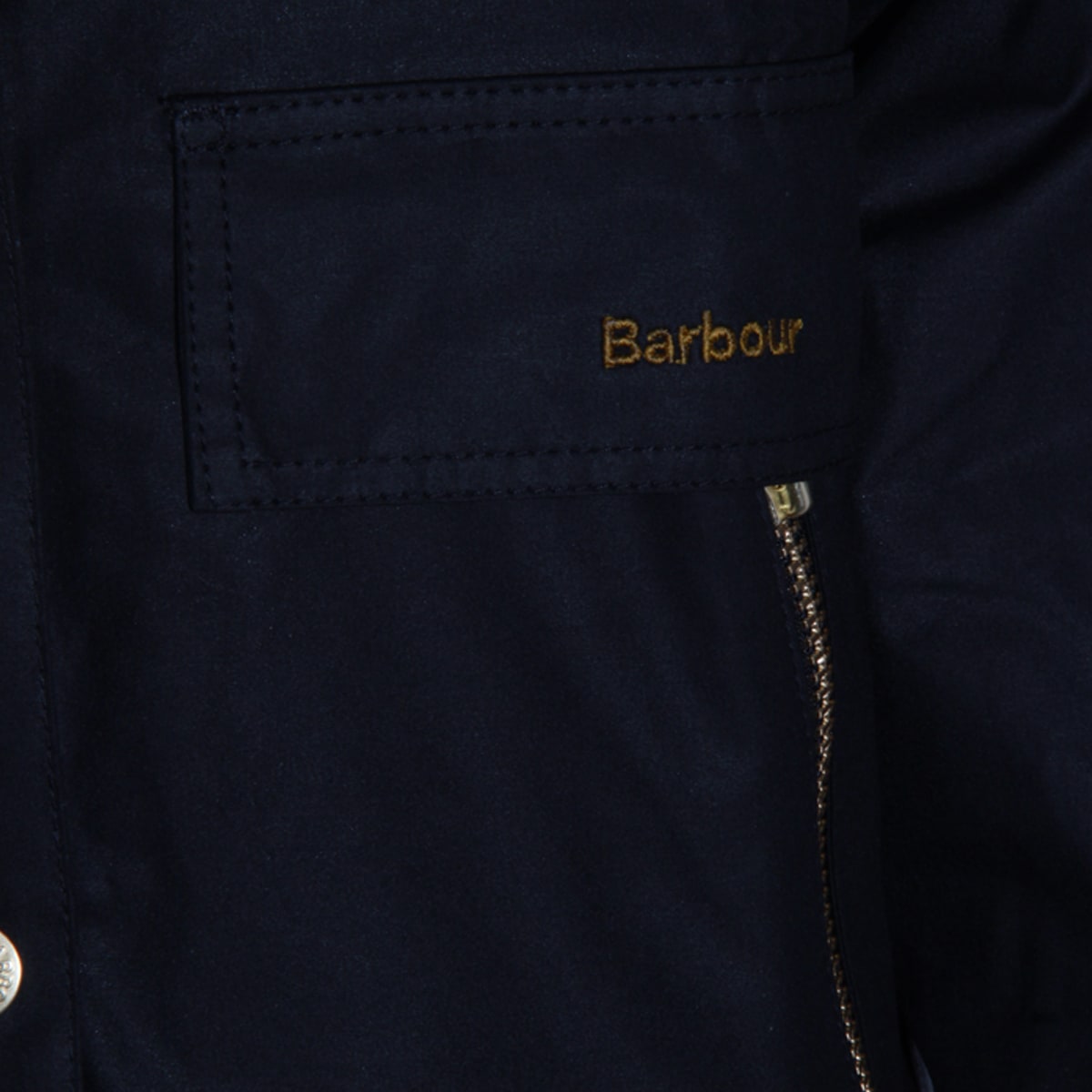 Barbour Relaxed Fit Jacket D-ring Detail In Black