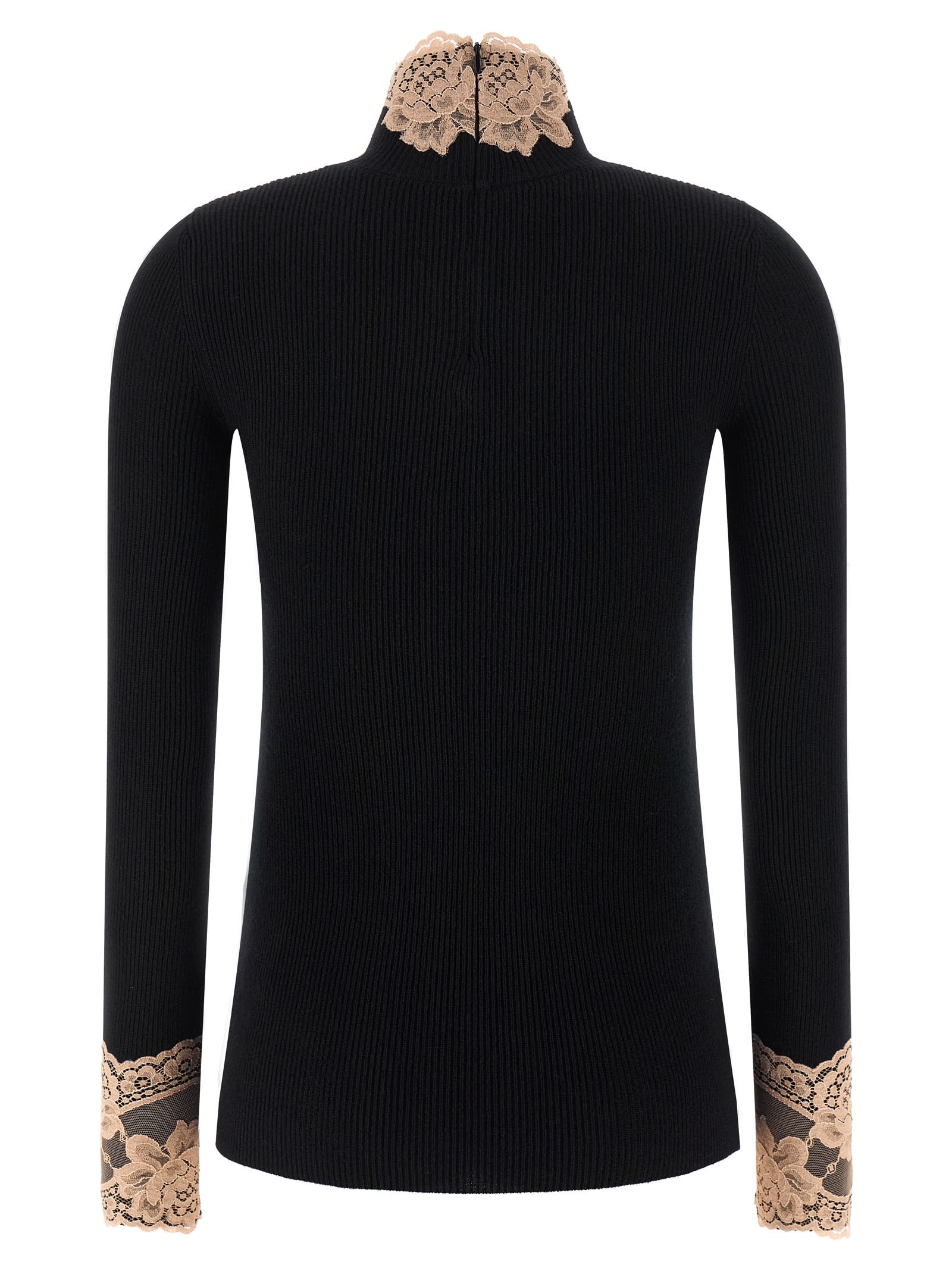 Valentino Garavani Cashmere Sweater Sweaters And Cardigans Black In Black