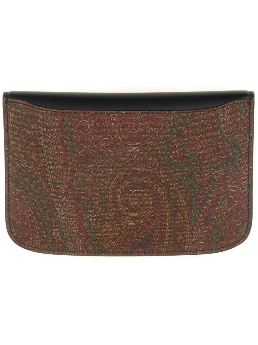 Shop Etro Paisley Pouch In Multicolour