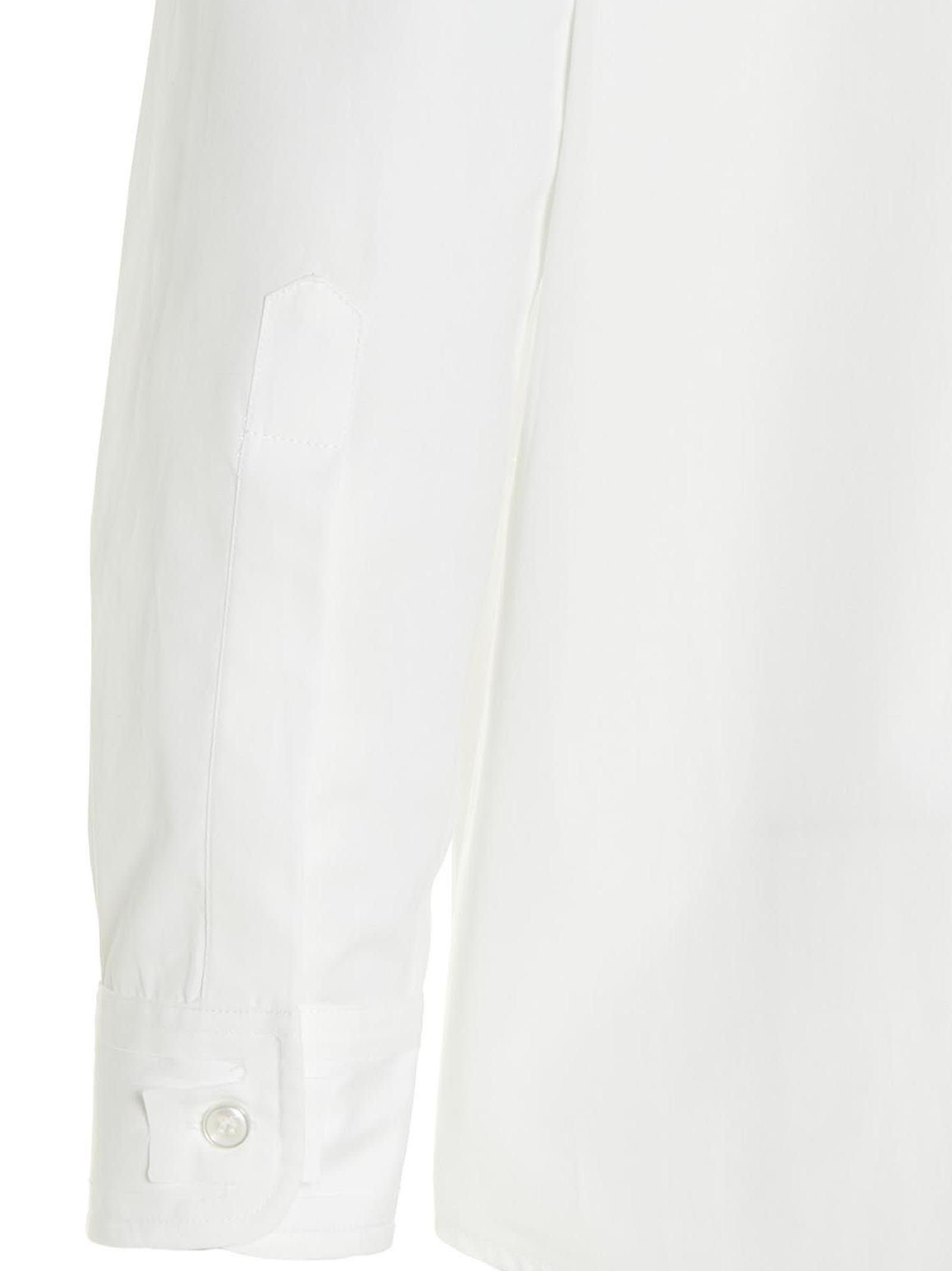 Shop Maison Margiela Cotton Shirt In White