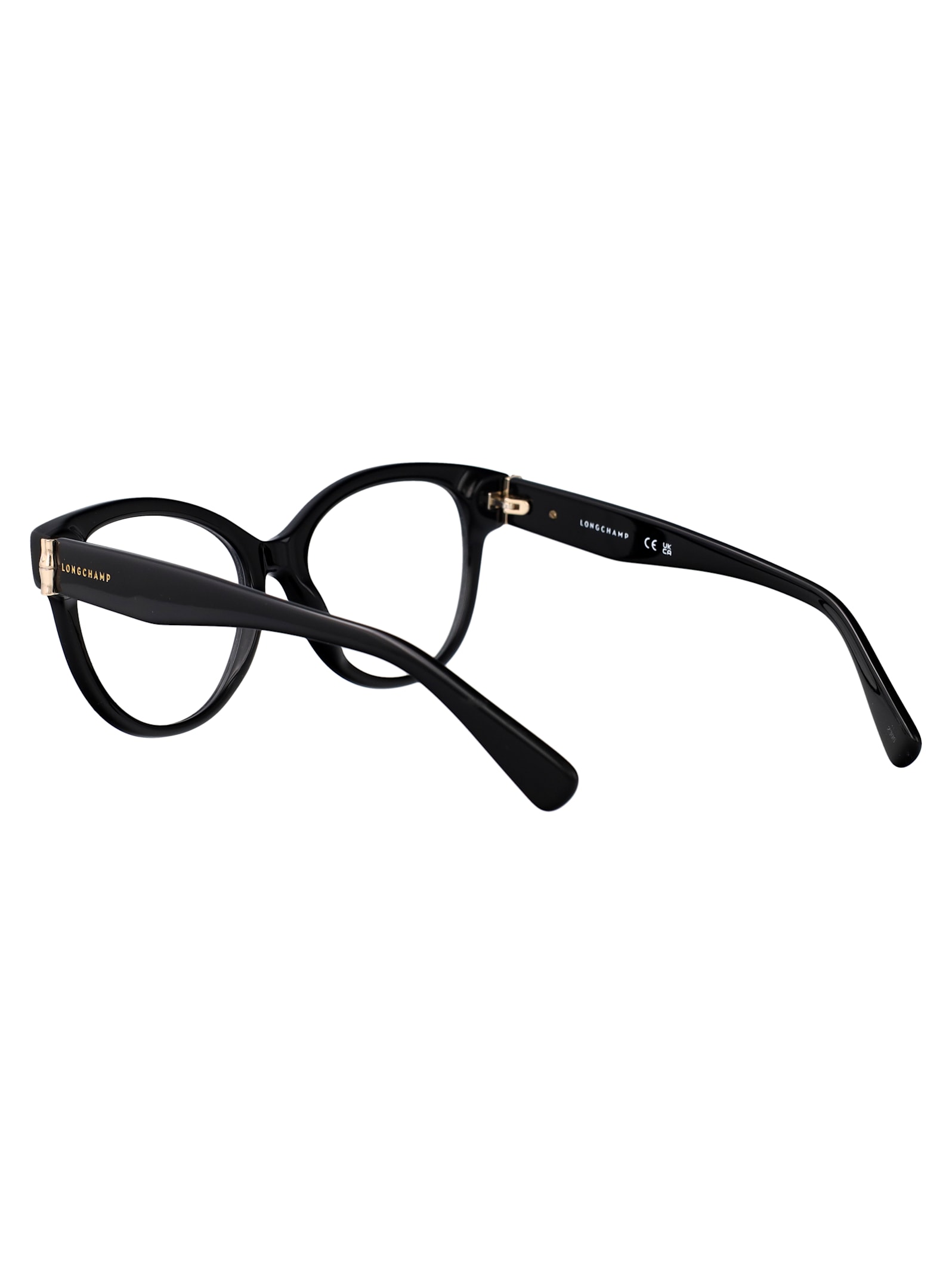 Longchamp Geometric Flat Mirror In Black
