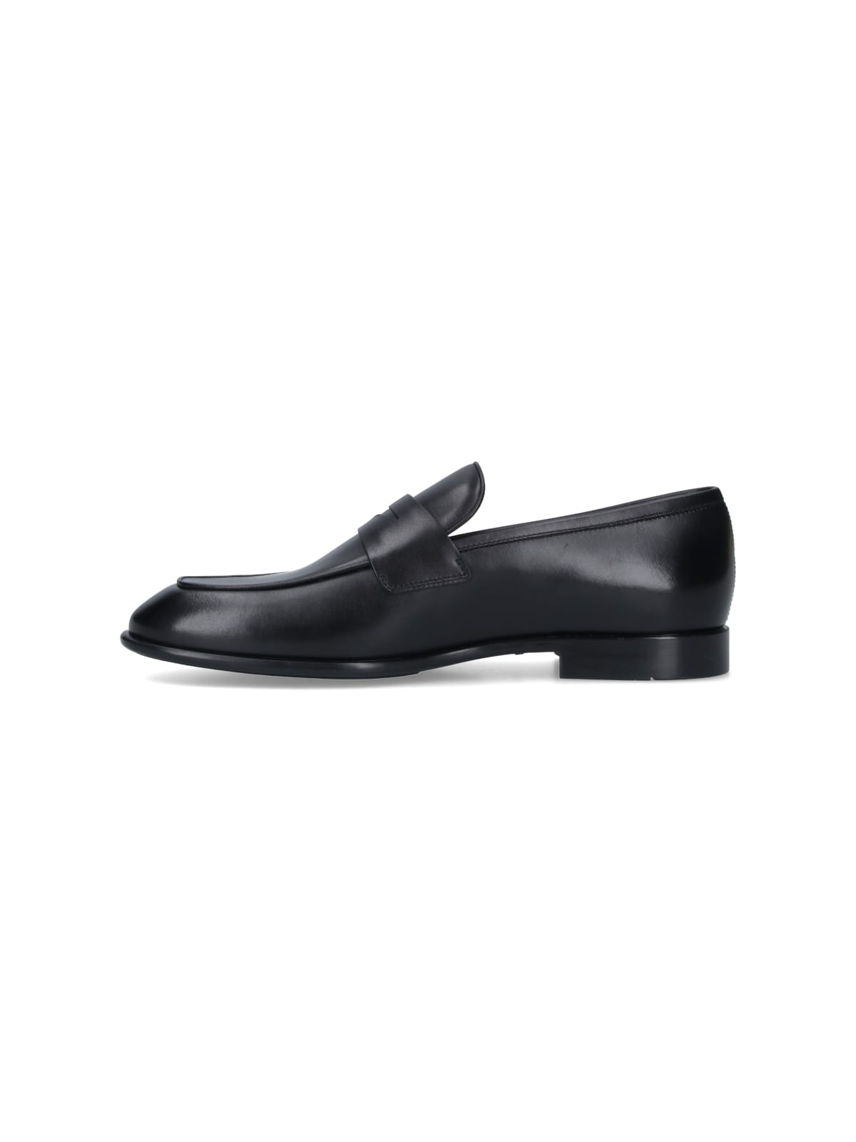 Shop Ferragamo Classic Loafers In Black