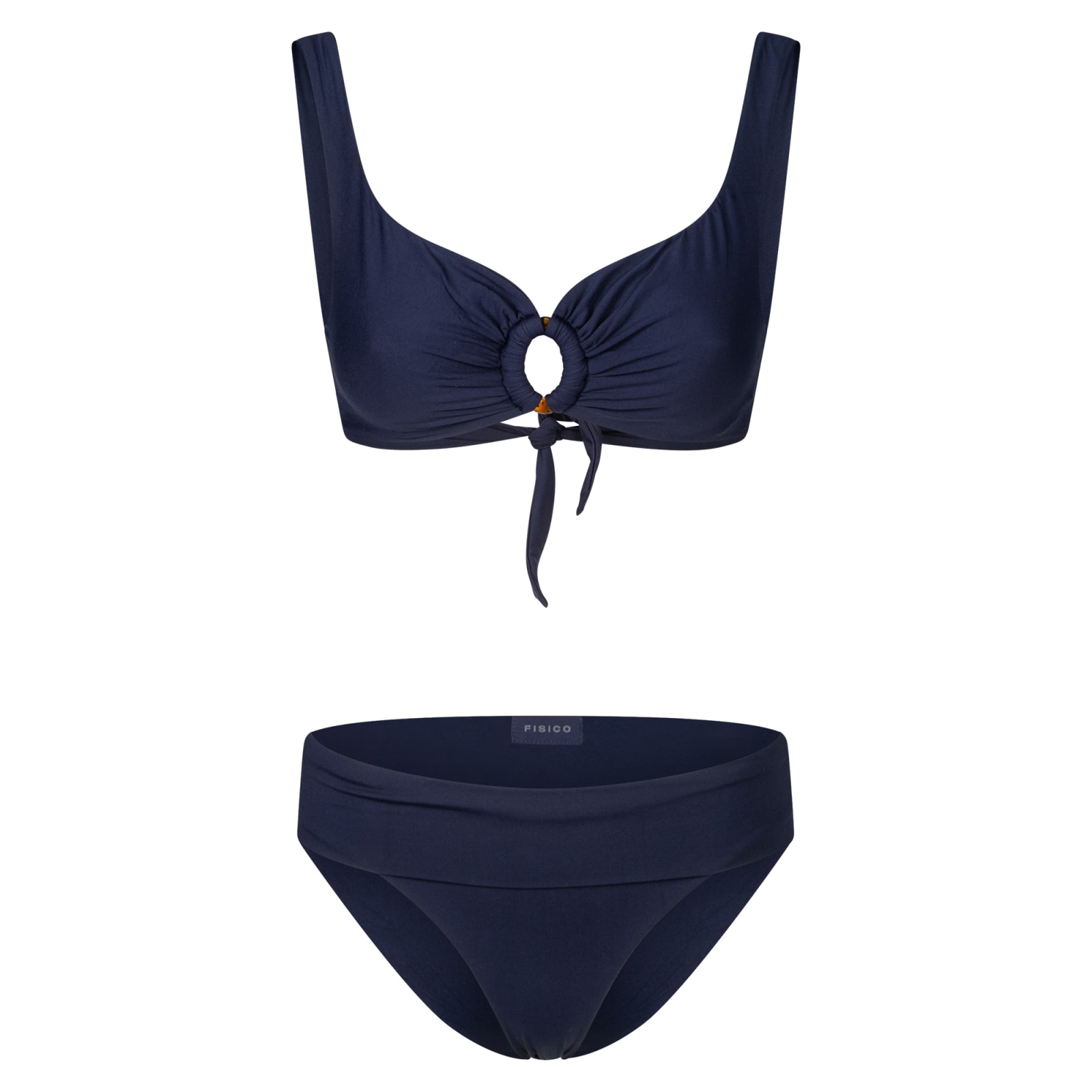 Shop Fisico Cristina Ferrari Bikini Brassiere Con Anello In Notte