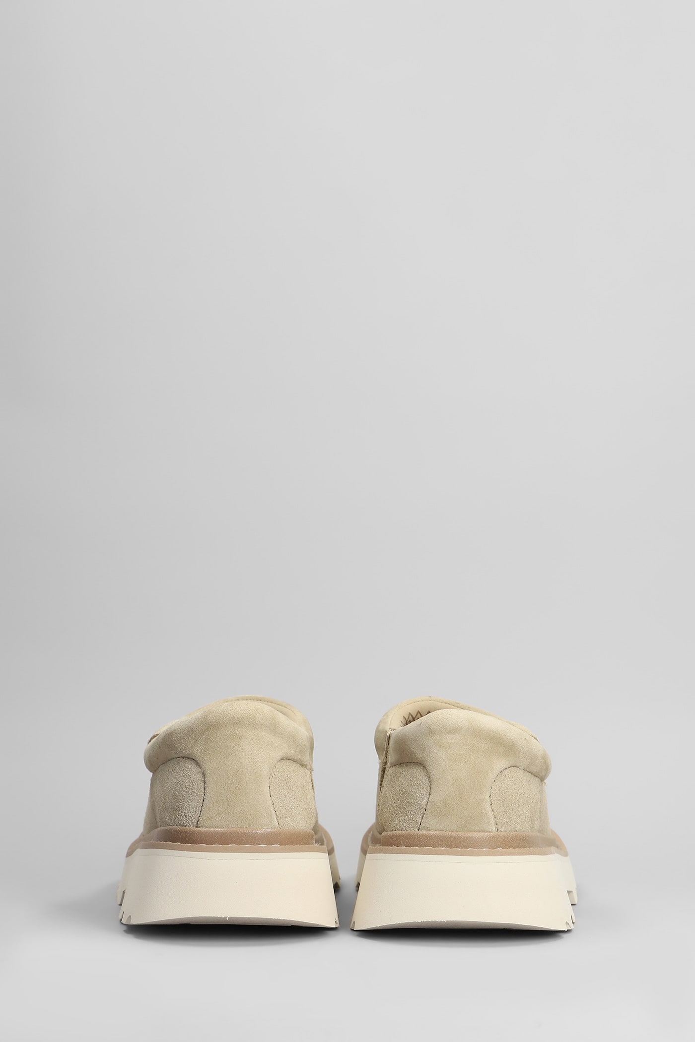 Ugg 'tasman' Beige Mule With Raised Sole