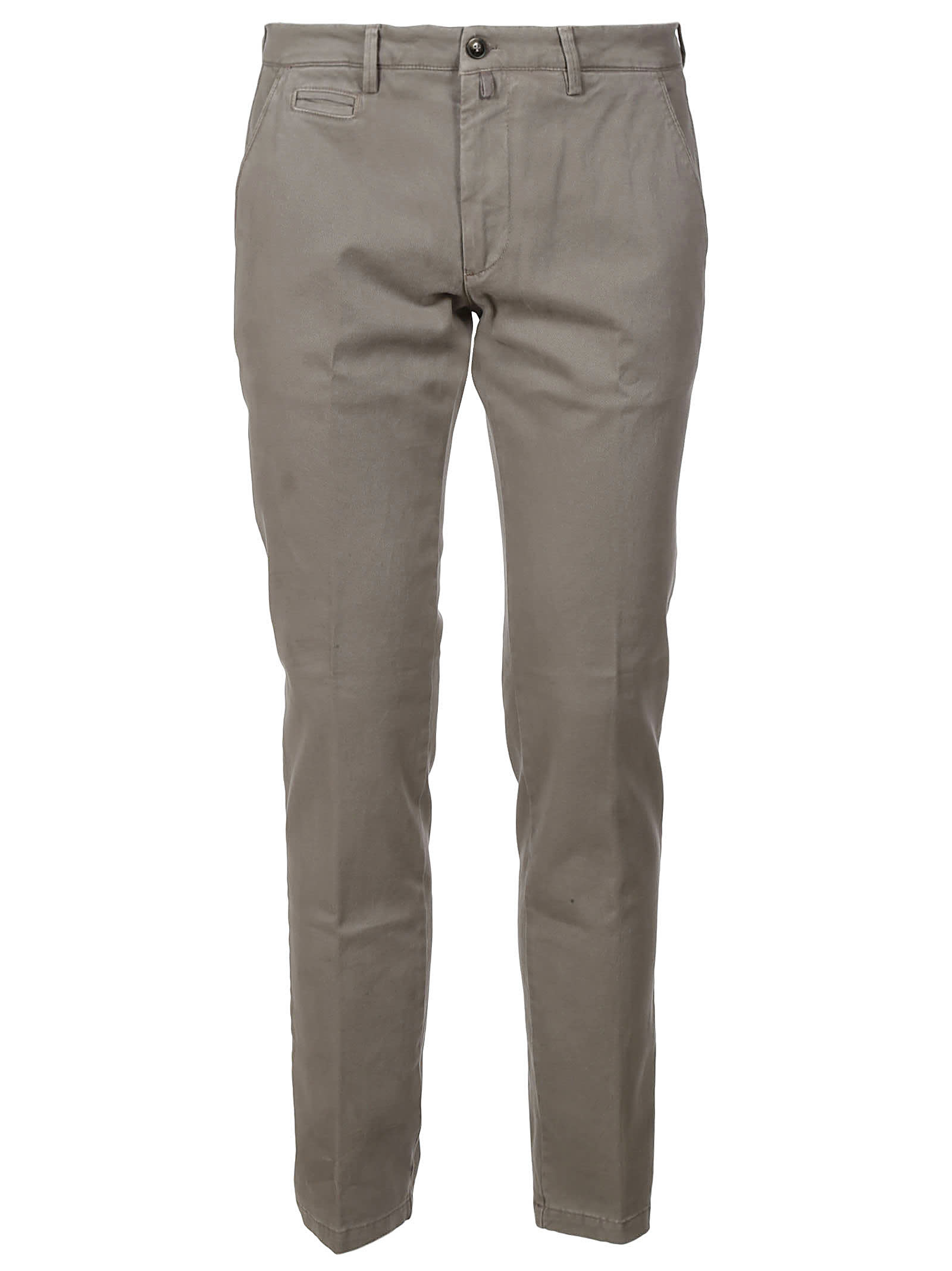 Briglia 1949 Slim Fit Plain Cropped Trousers