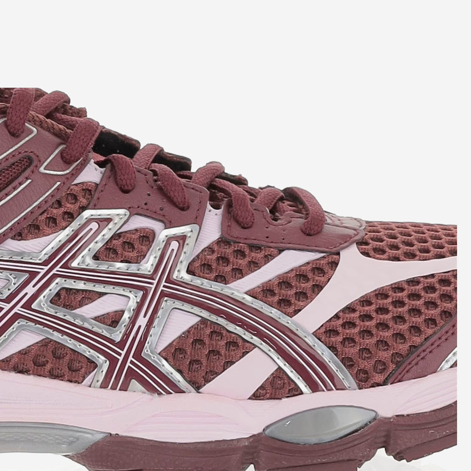 Asics Lightweight Running Shoes Mesh Upper In Red