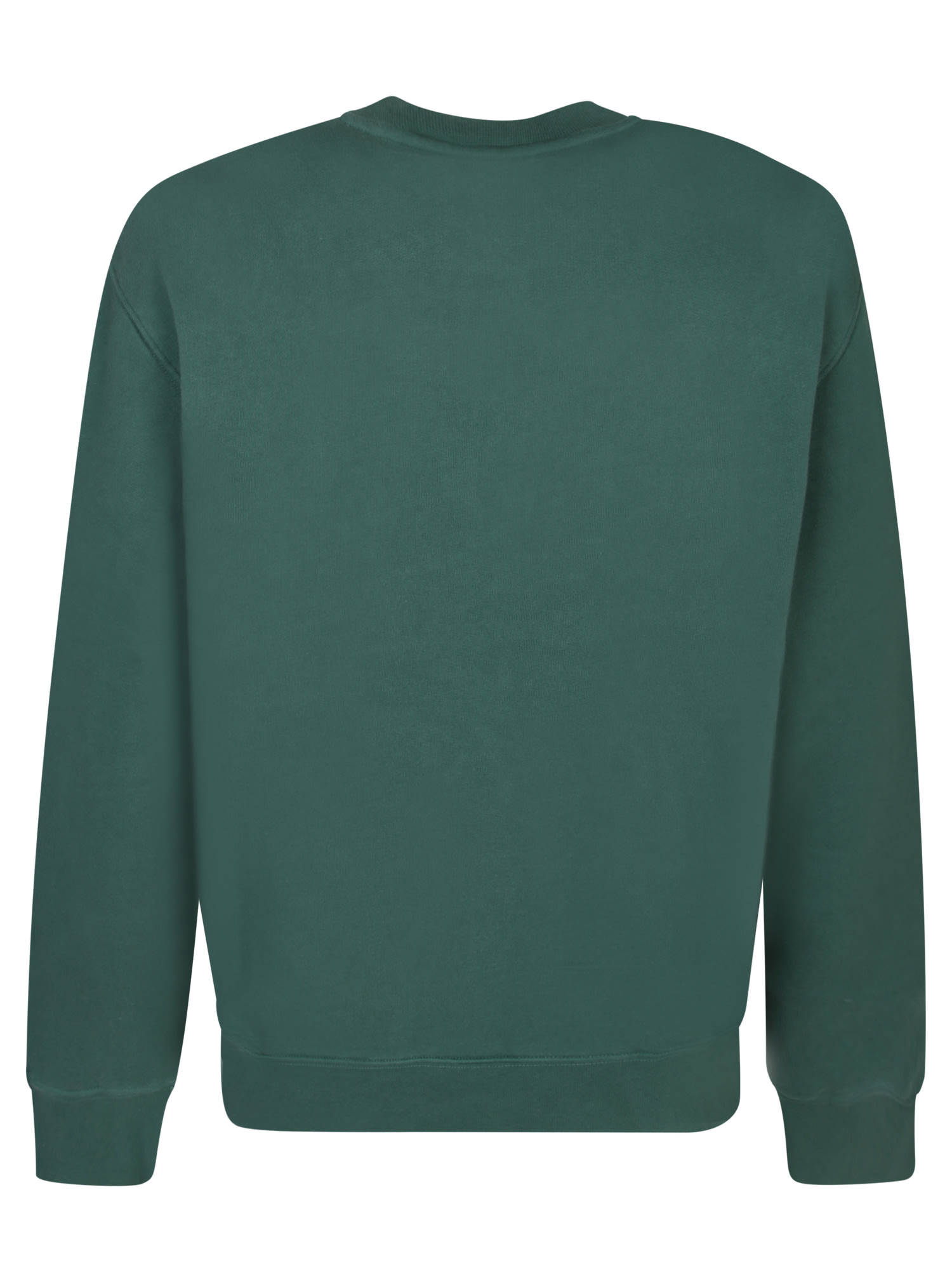 MAISON KITSUNÉ TONAL FOX HEAD SWEATSHIRT GREEN 