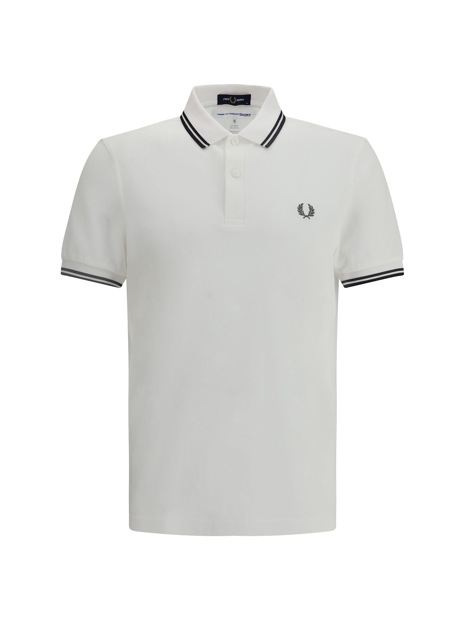 Shop Comme Des Garçons Shirt Logoed Polo Shirt