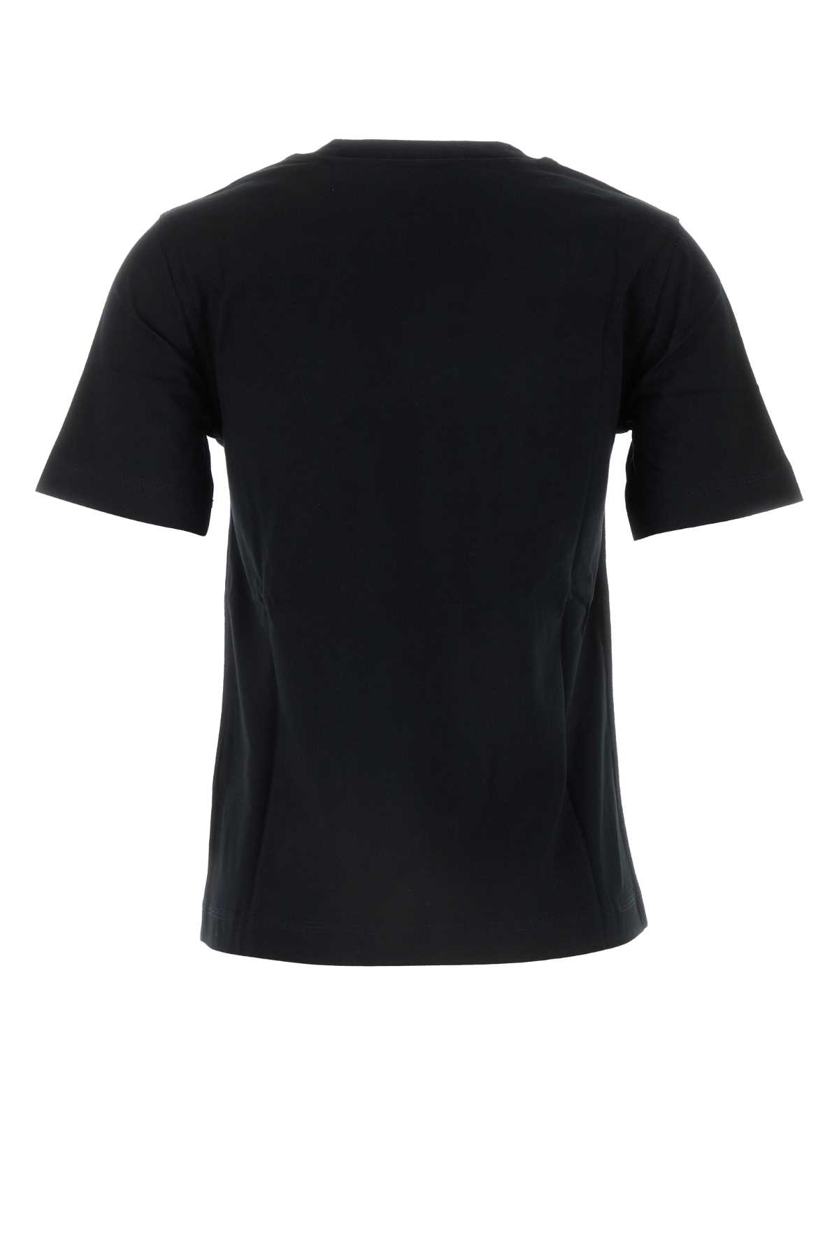 Burberry Paisley Ekd Cotton T-shirt In Coal