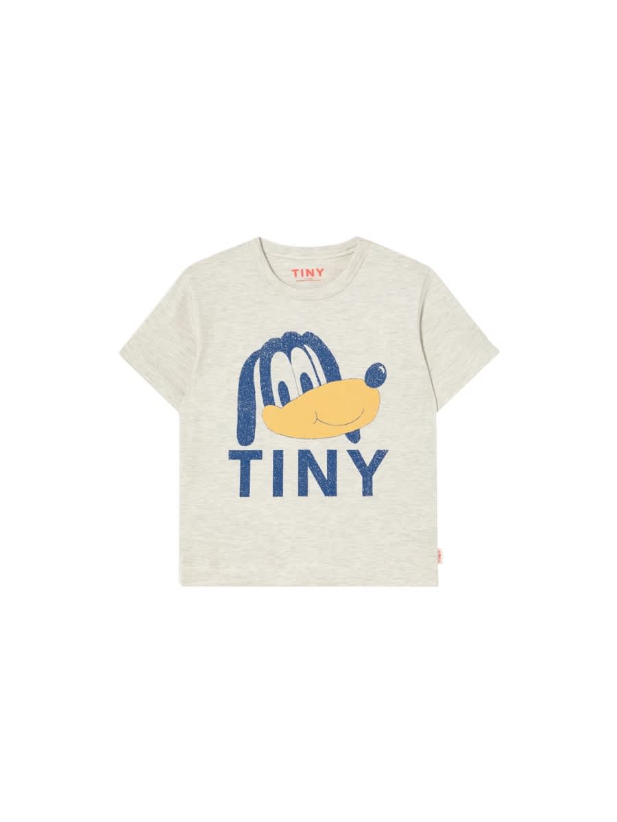 Tinycottons Kids' Tiny Dog T-shirt In Gray
