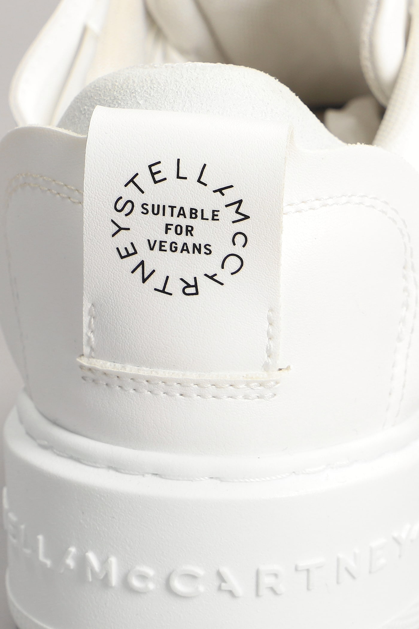 Shop Stella Mccartney Sneakers In White Polyester