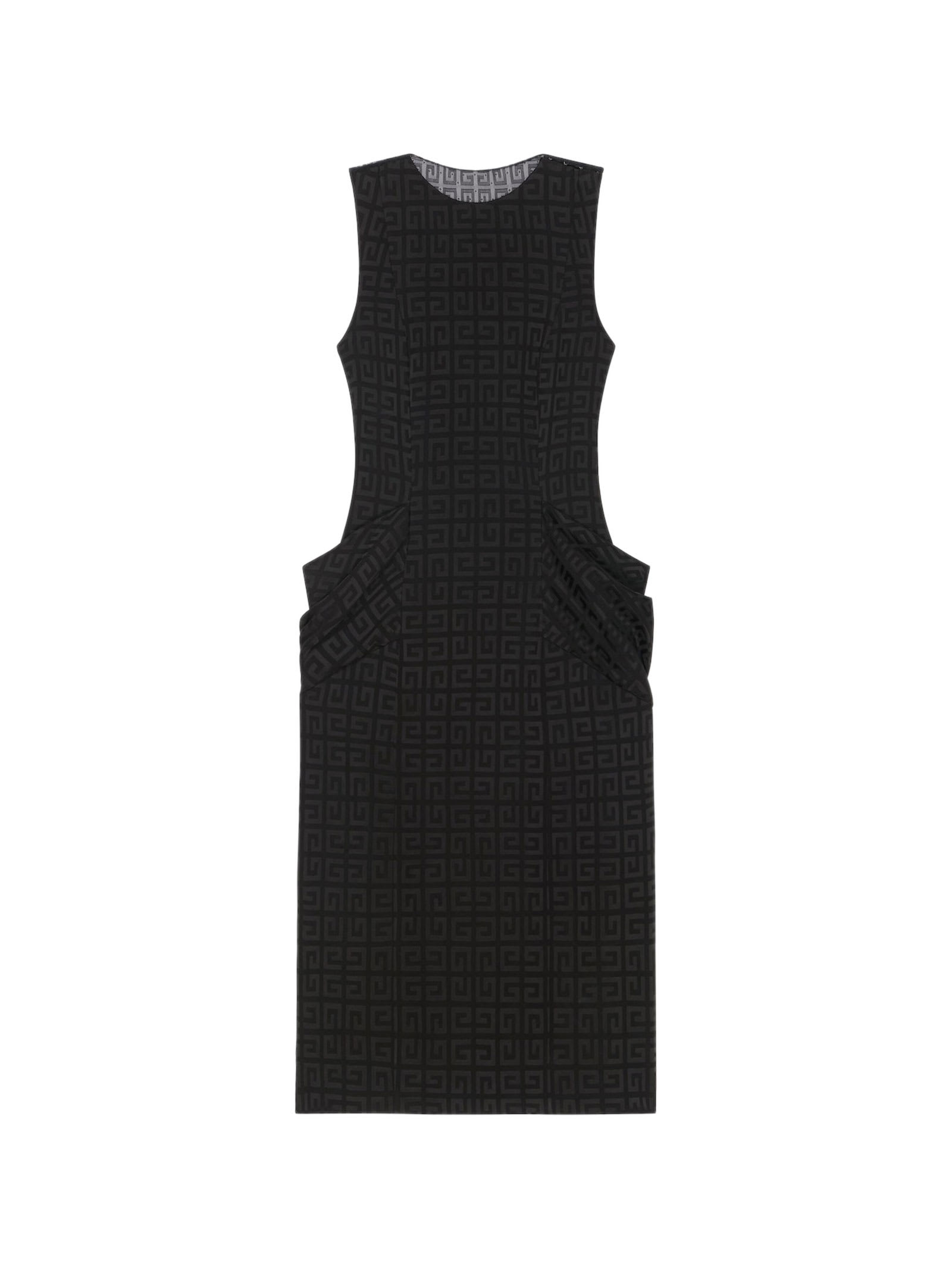 Shop Givenchy Dress In 4g Jacquard In Black