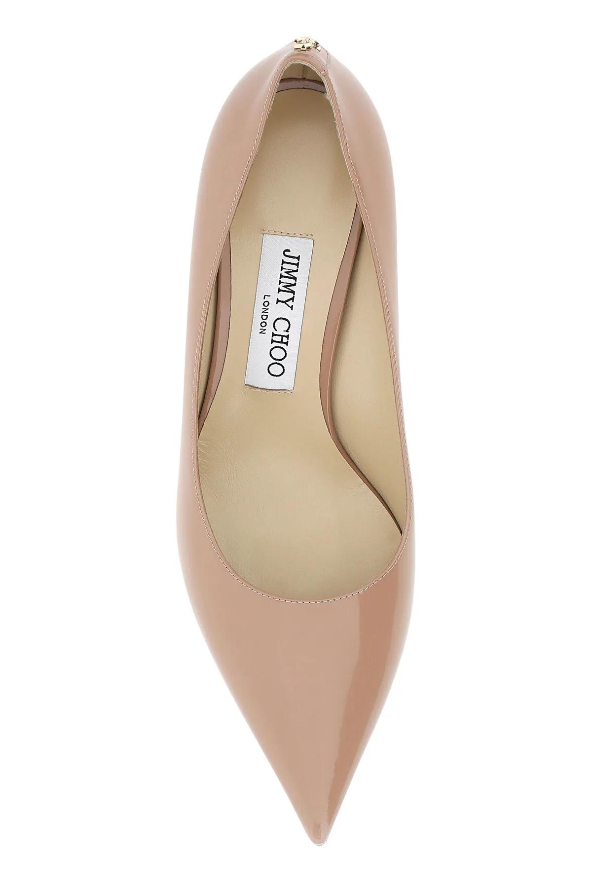 Shop Jimmy Choo Antiqued Pink Love 65 Pumps In Powder