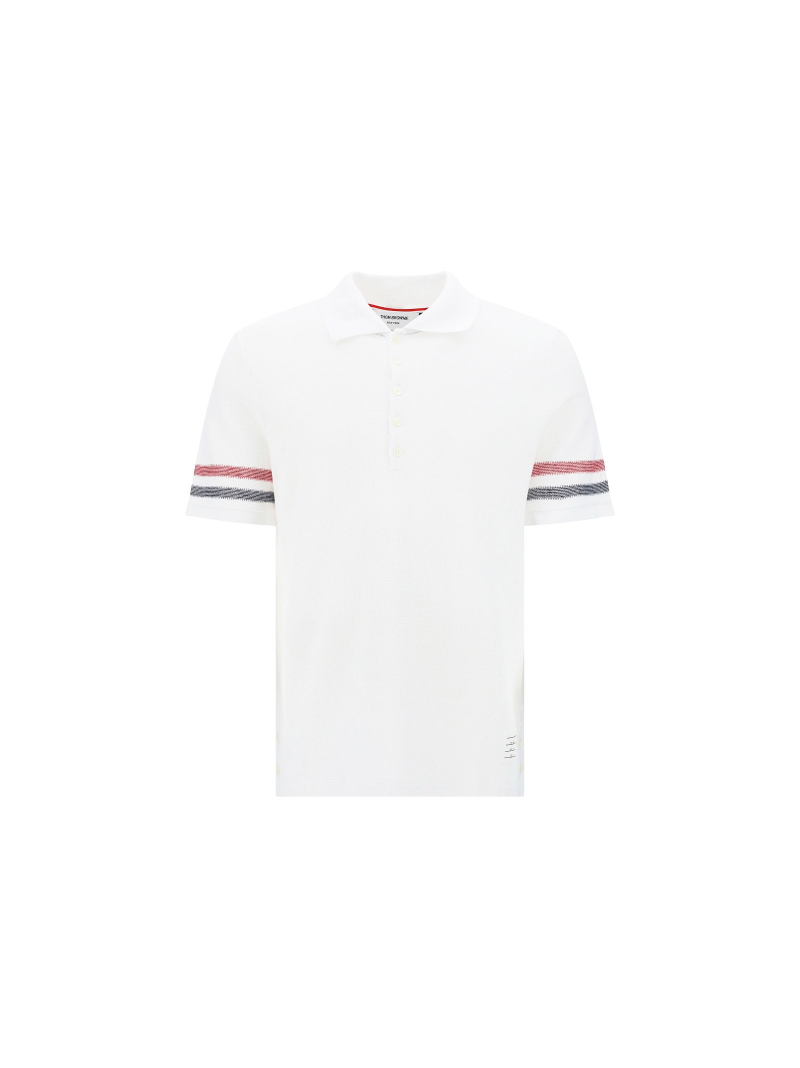 Thom Browne Polo Shirt In White