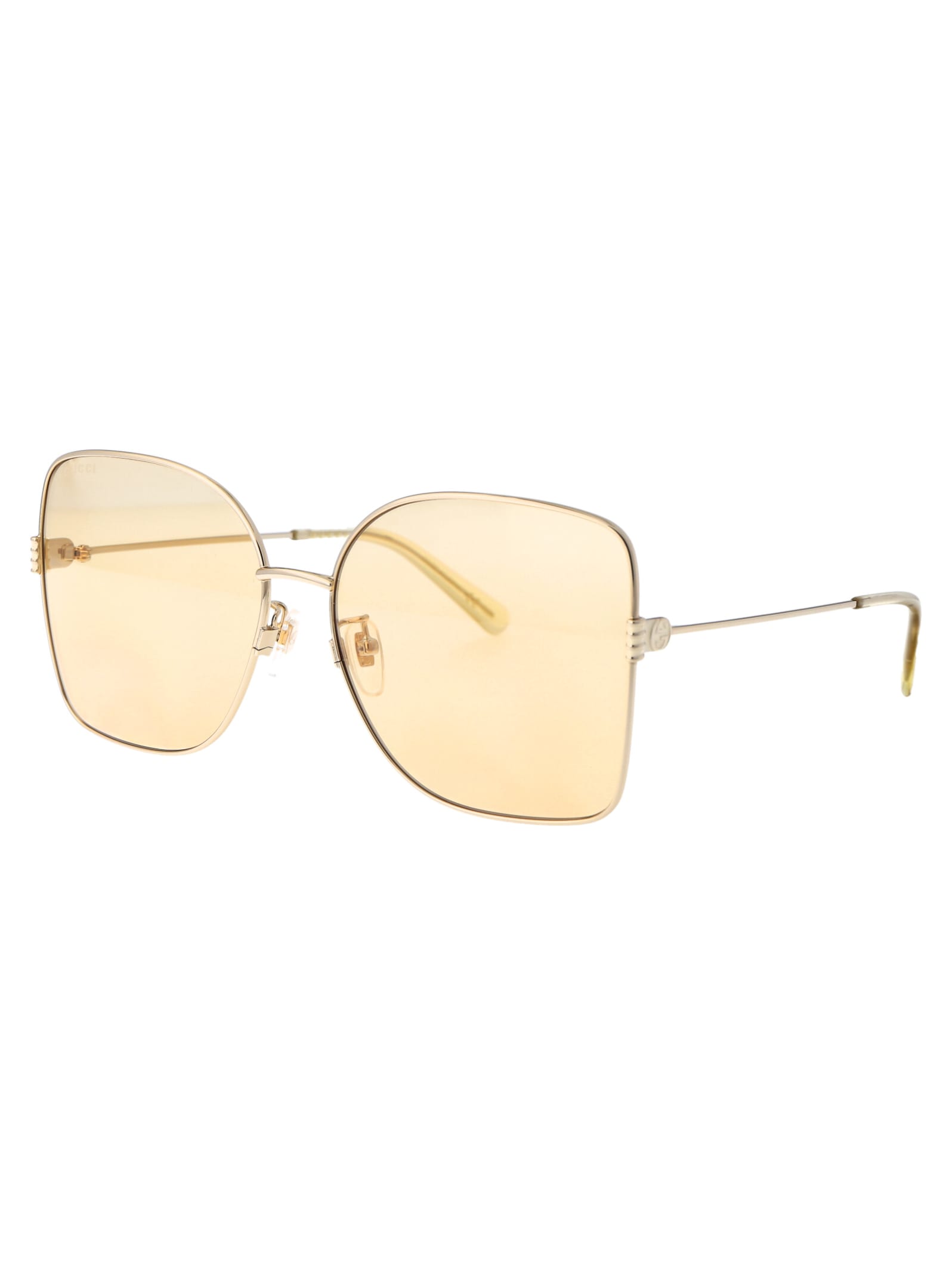 Shop Gucci Gg1282sa Sunglasses In 005 Gold Gold Orange