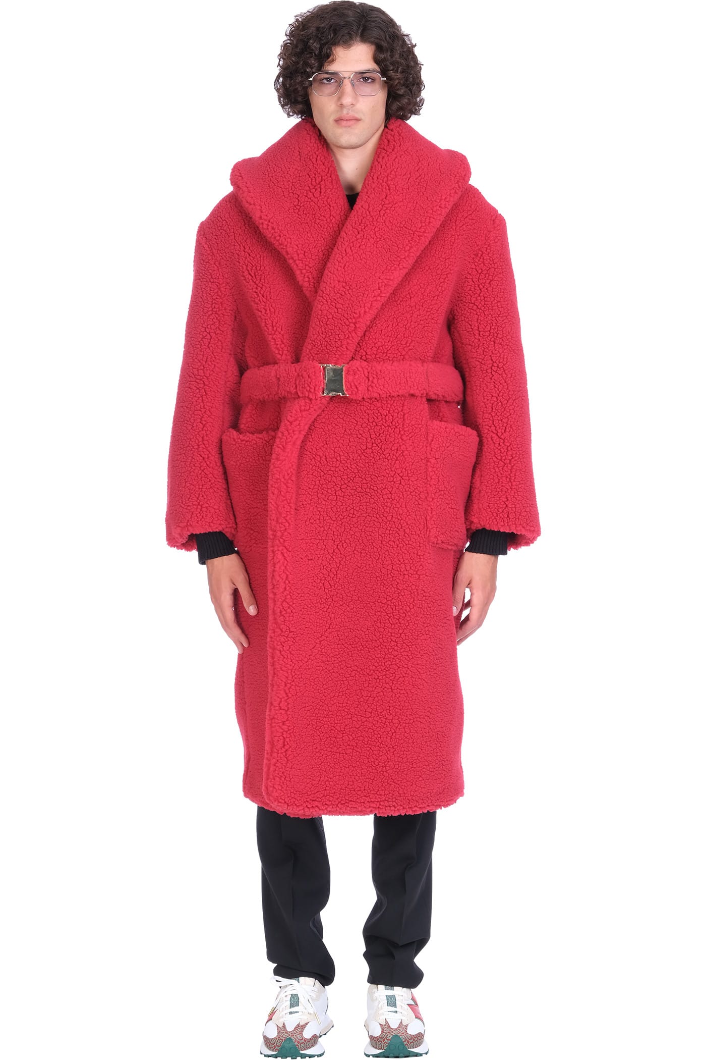Casablanca Coat In Red Polyester
