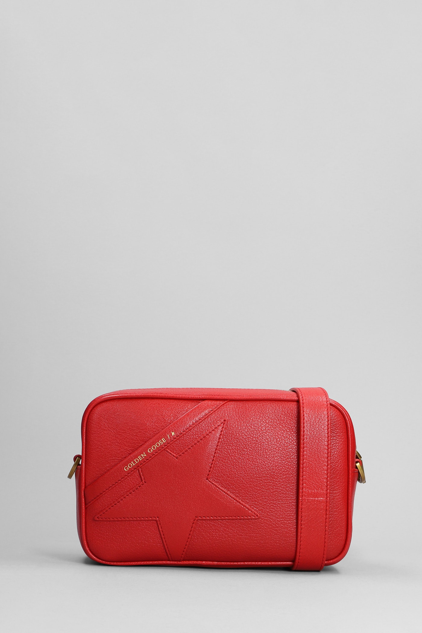 Golden Goose Shoulder Bag In Red Leather