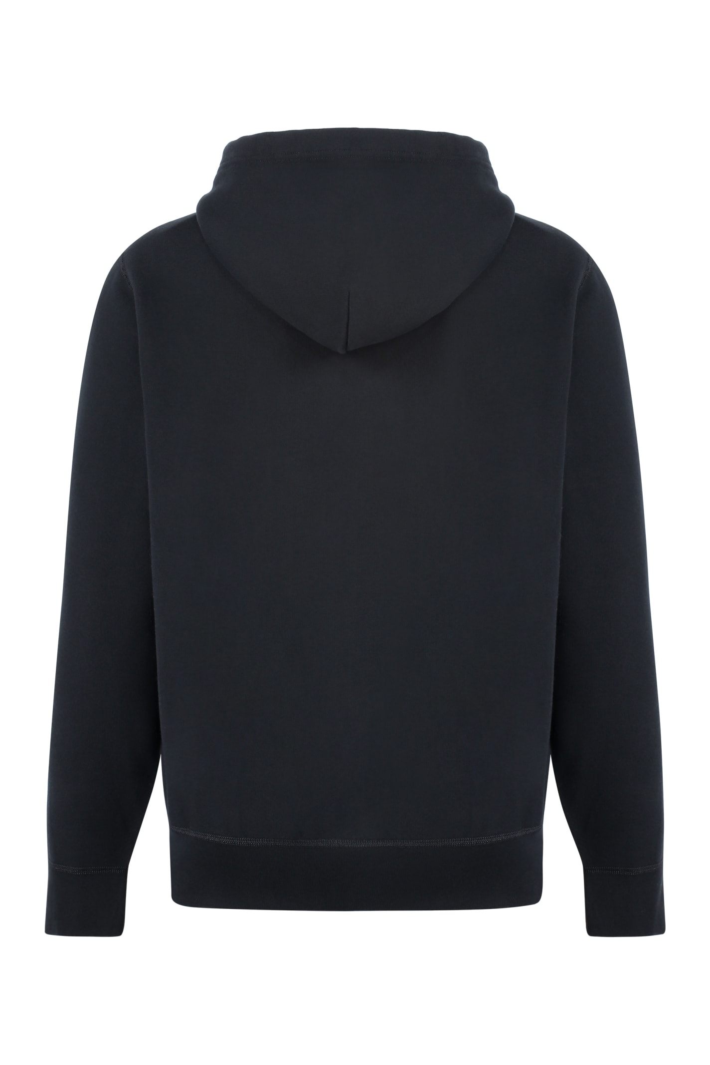 Shop Polo Ralph Lauren Full Zip Hoodie In Black