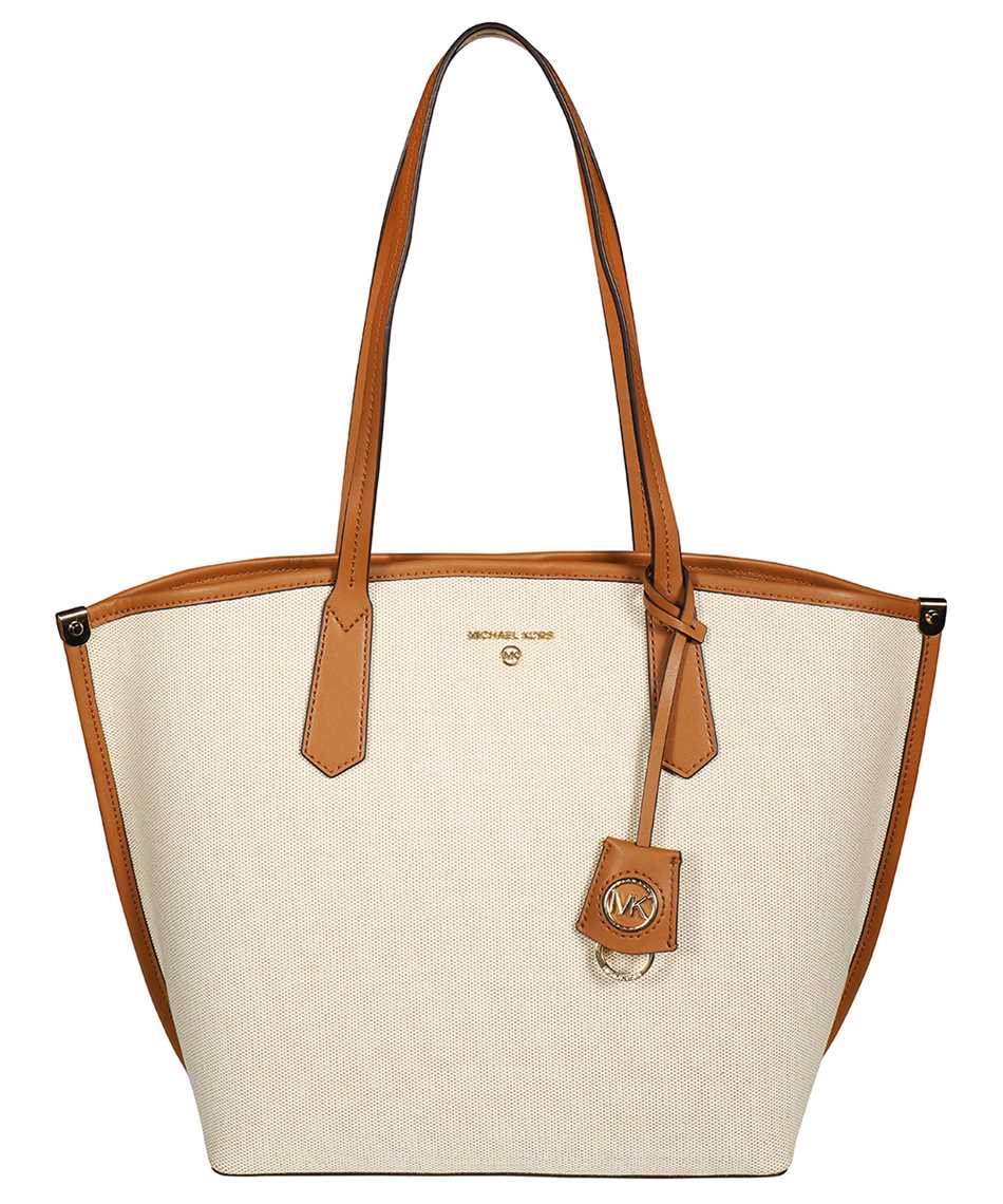 Michael Michael Kors Canvas Tote Bag In Ivory | ModeSens