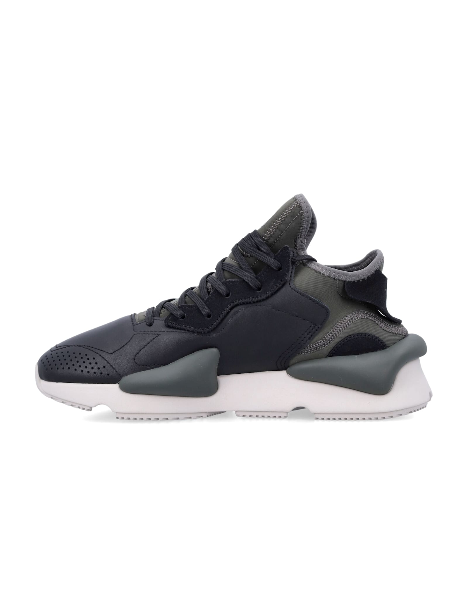 Shop Y-3 Kaiwa In Black Dk Olive